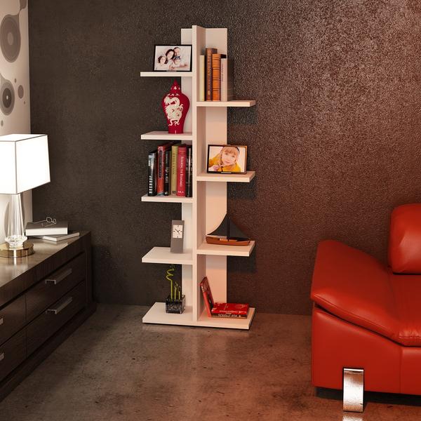 Bücherregal Tree Weiß 3504