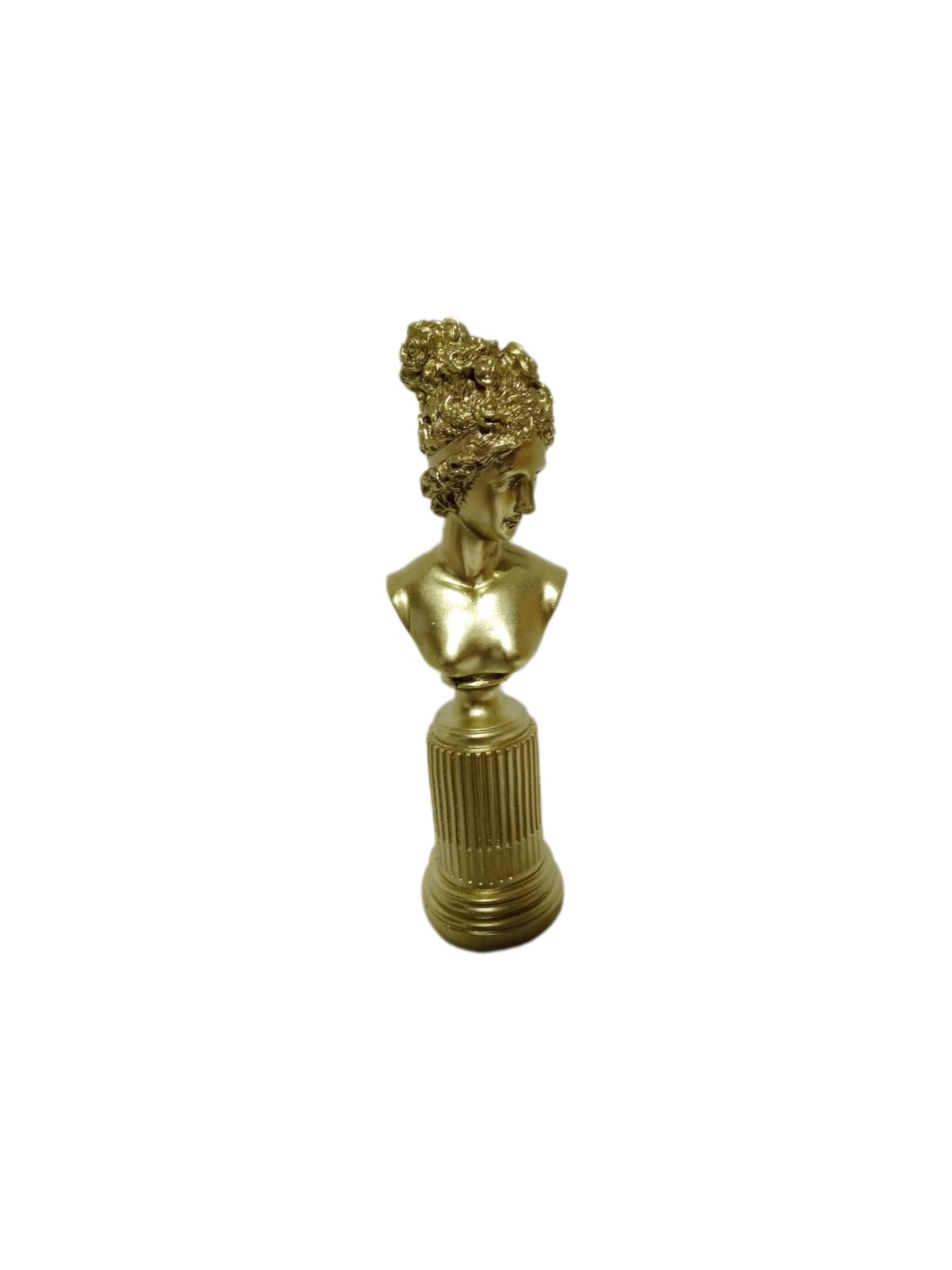Skulptur Frau Gold