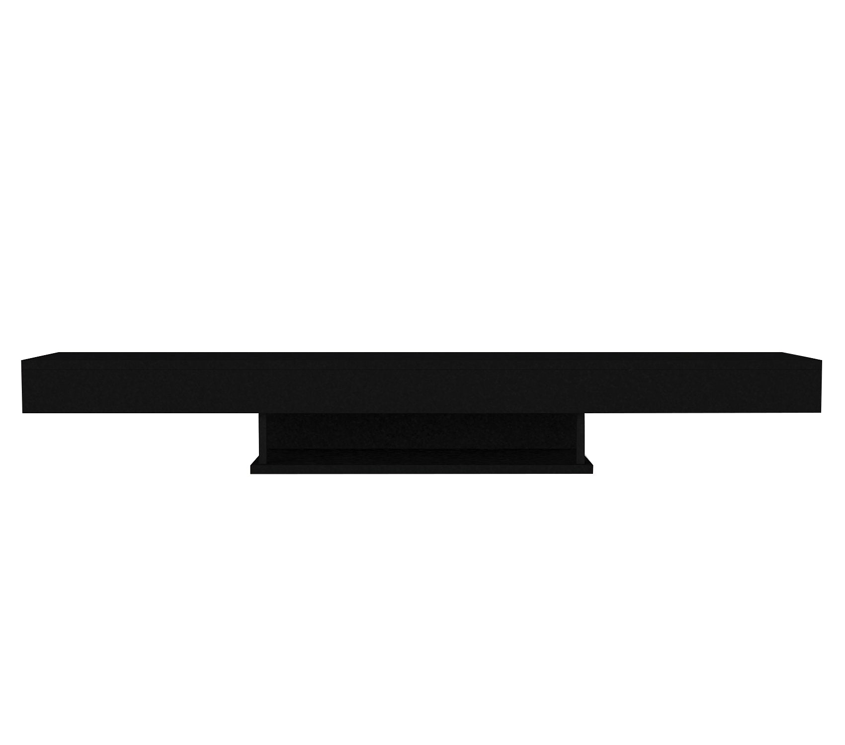 TV Lowboard Hängend Alberes Modern Schwarz