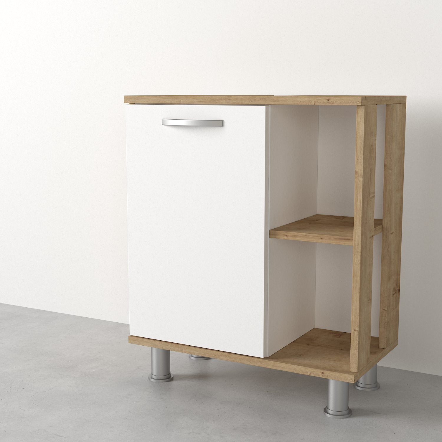 Waschbeckenunterschrank Golda Weiß-Safir
