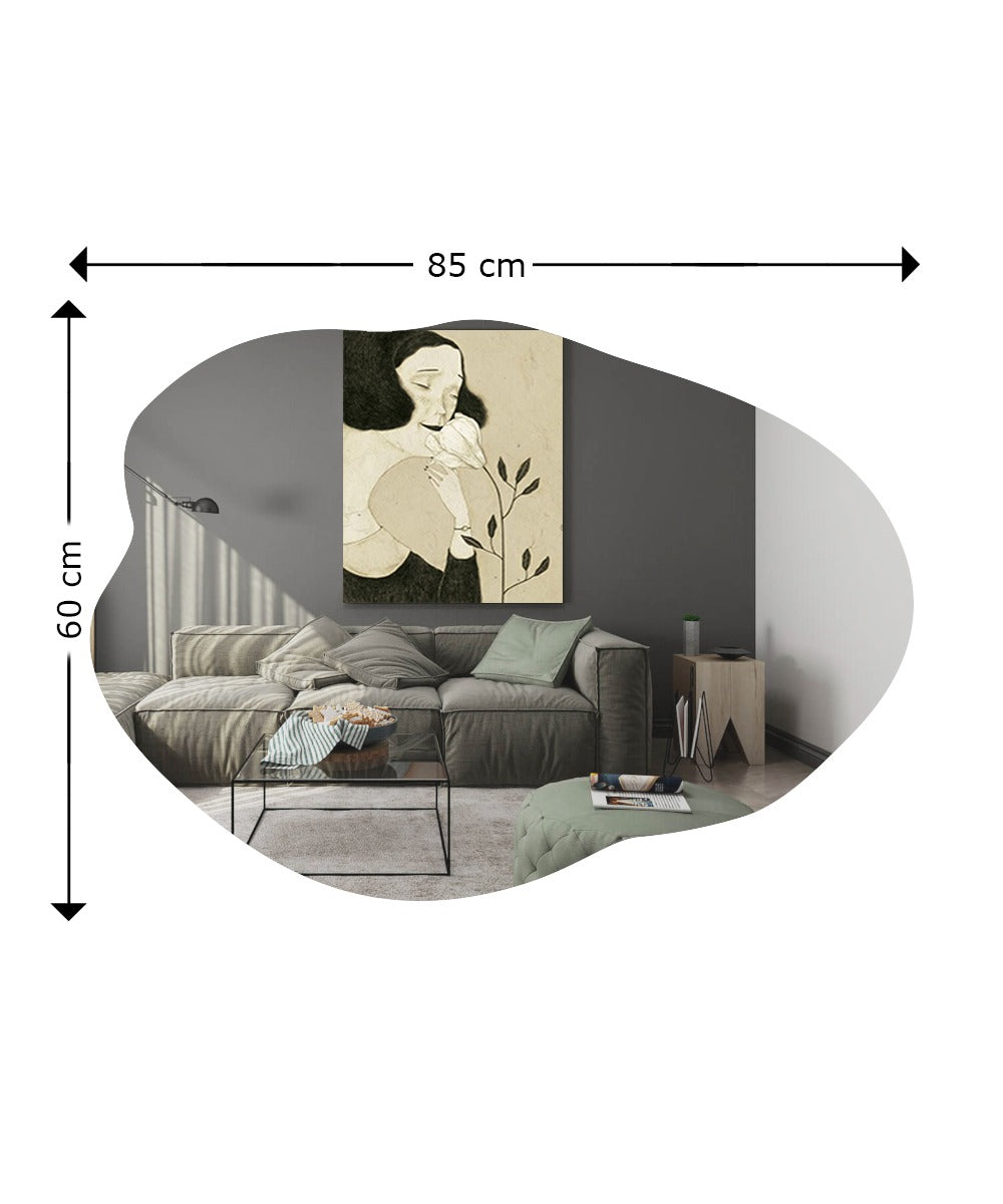 Wandspiegel Oho Asymmetrische 60 cm/ 85 cm/ 3,5 cm