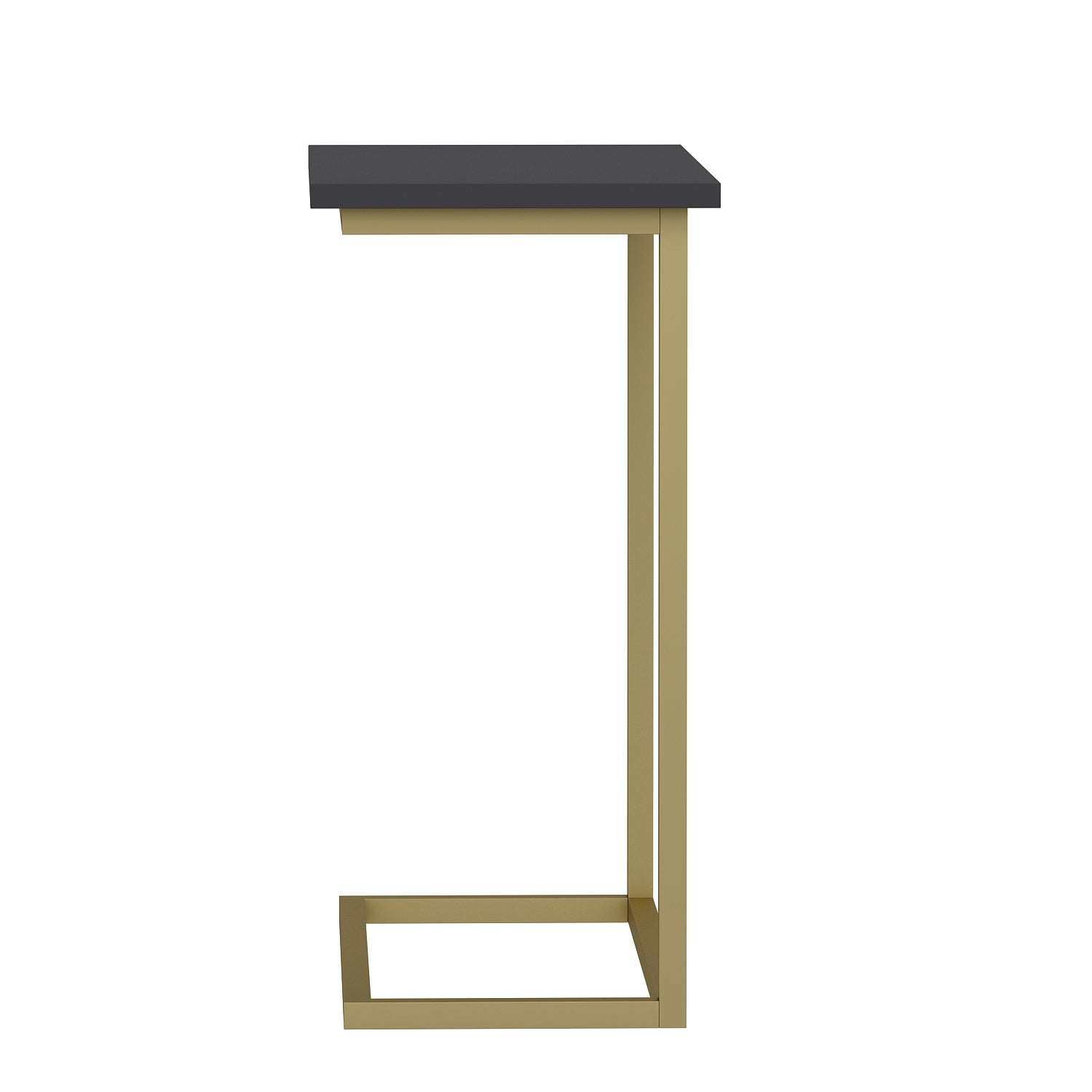 Beistelltisch Narin Anthrazit Gold mit Metallfüße 9277
