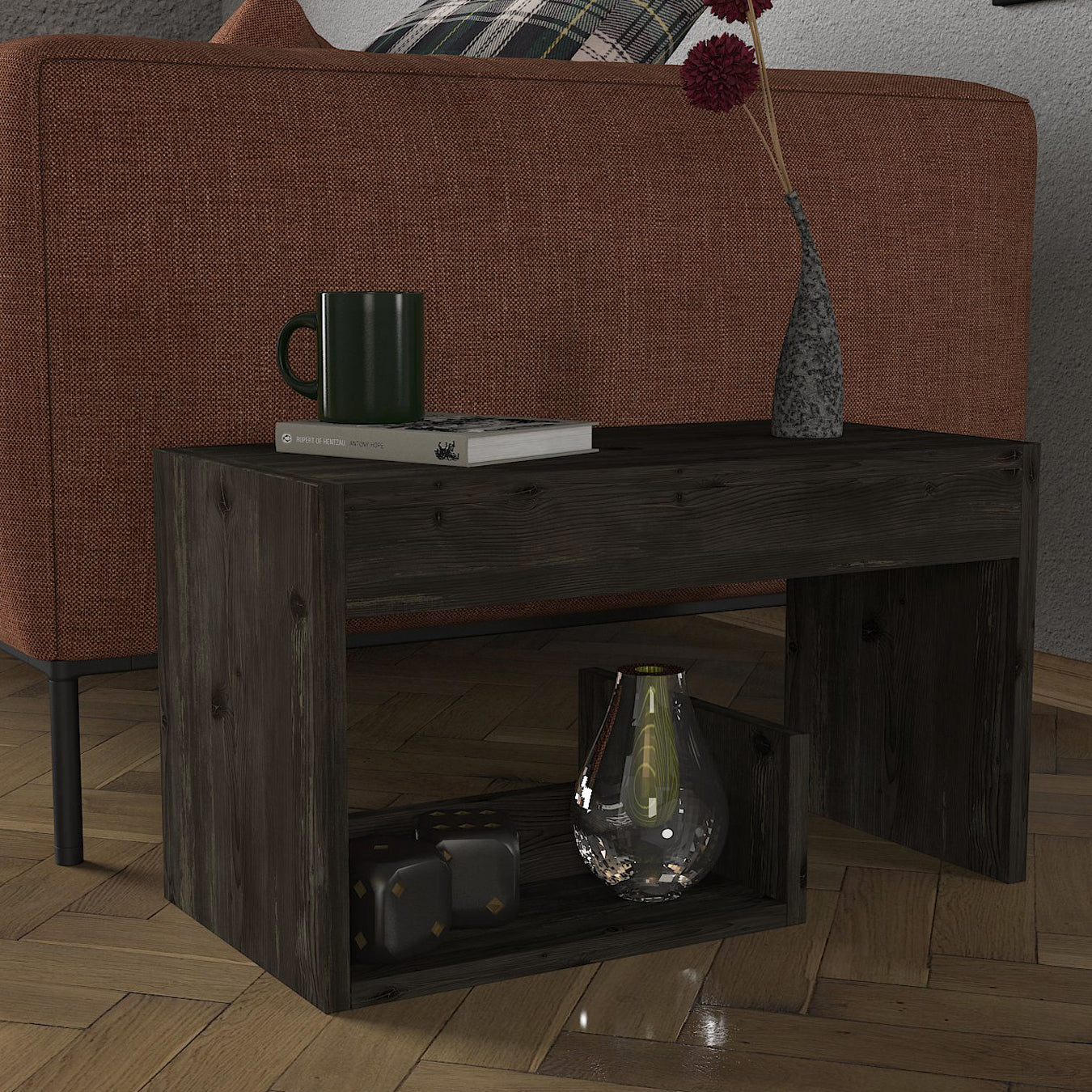 Beistelltisch Sister Rebab Walnuss