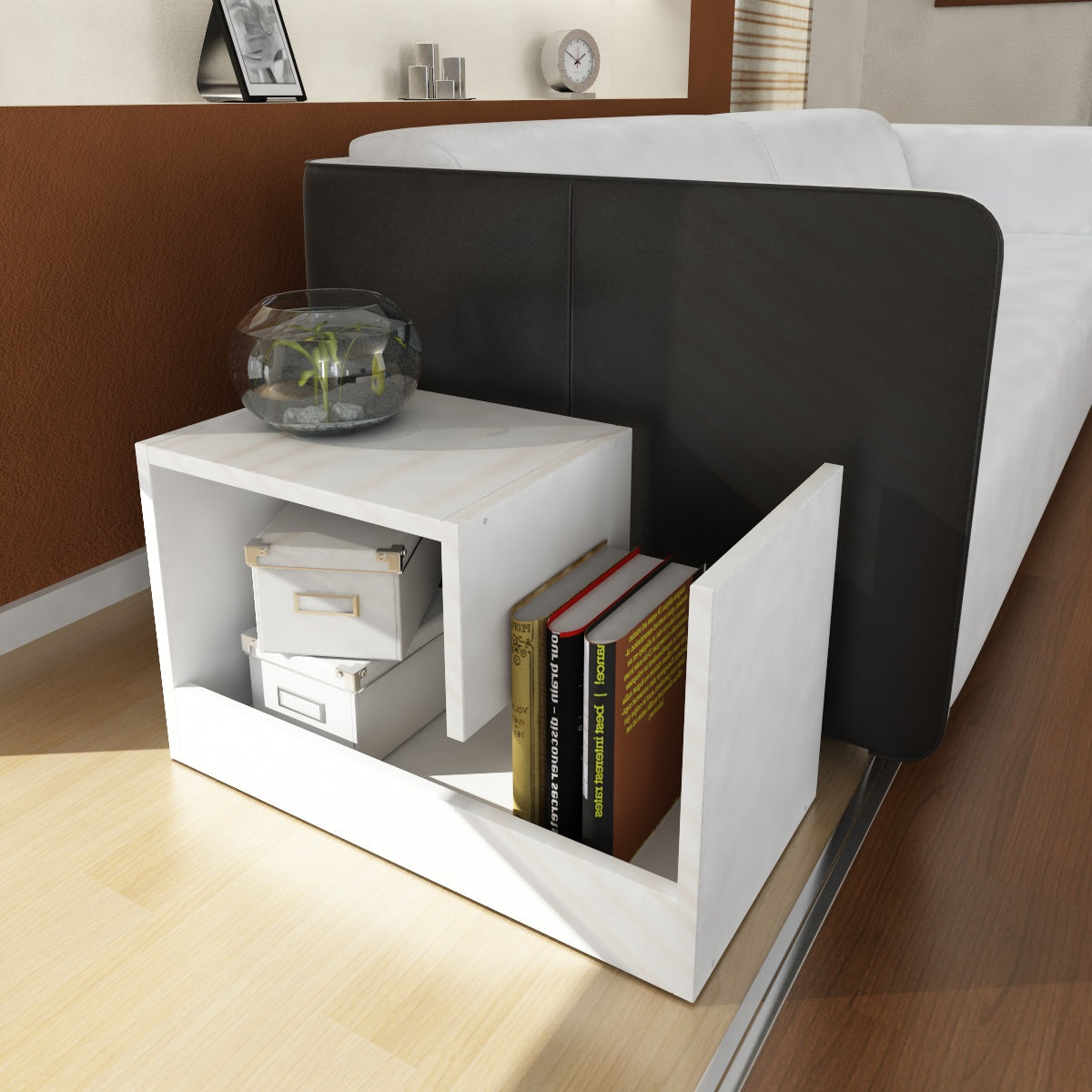 Beistelltisch Sister Weiß