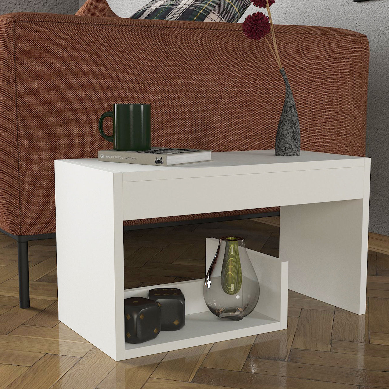 Beistelltisch Sister Weiß