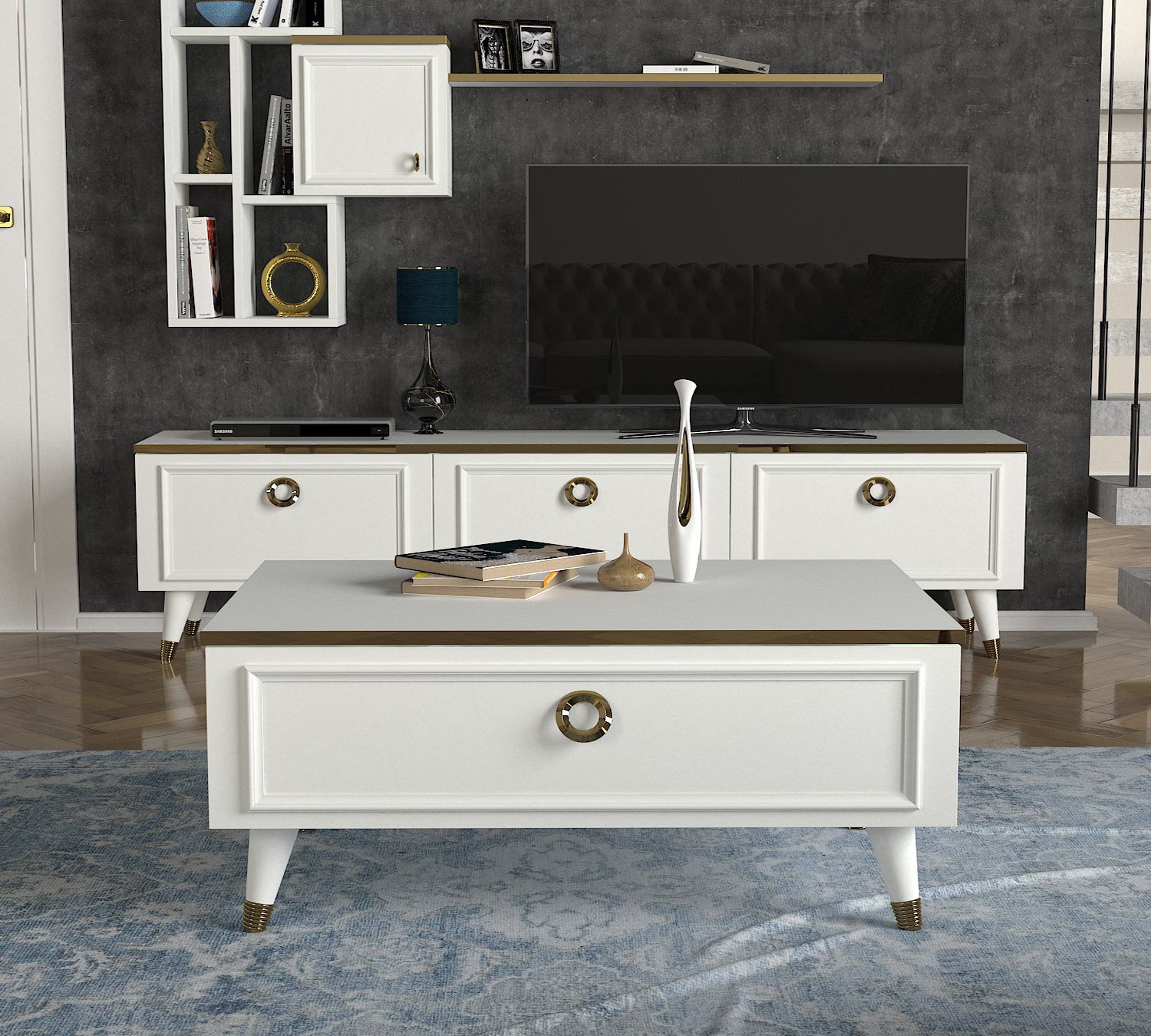 Couchtisch Cornelia Weiß