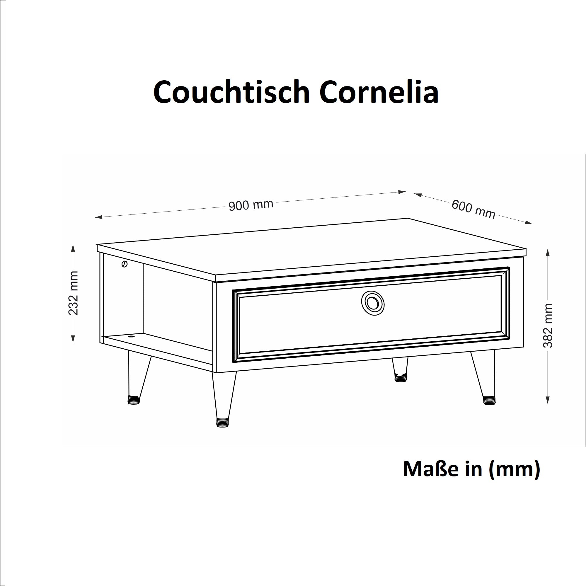 Couchtisch Cornelia Weiß