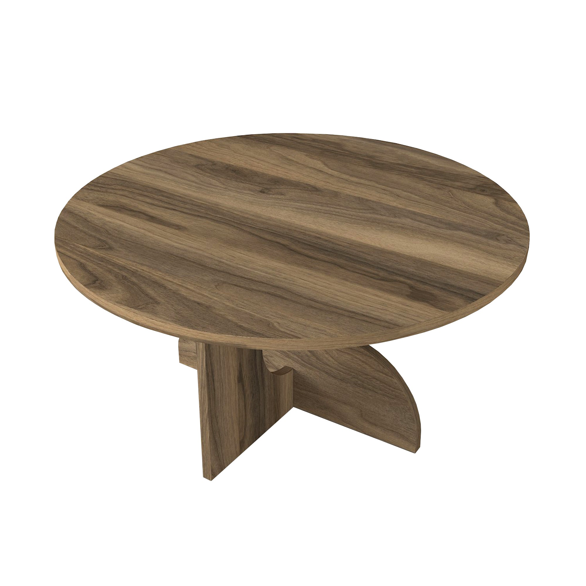Couchtisch Enigma Walnuss 75 cm Rund