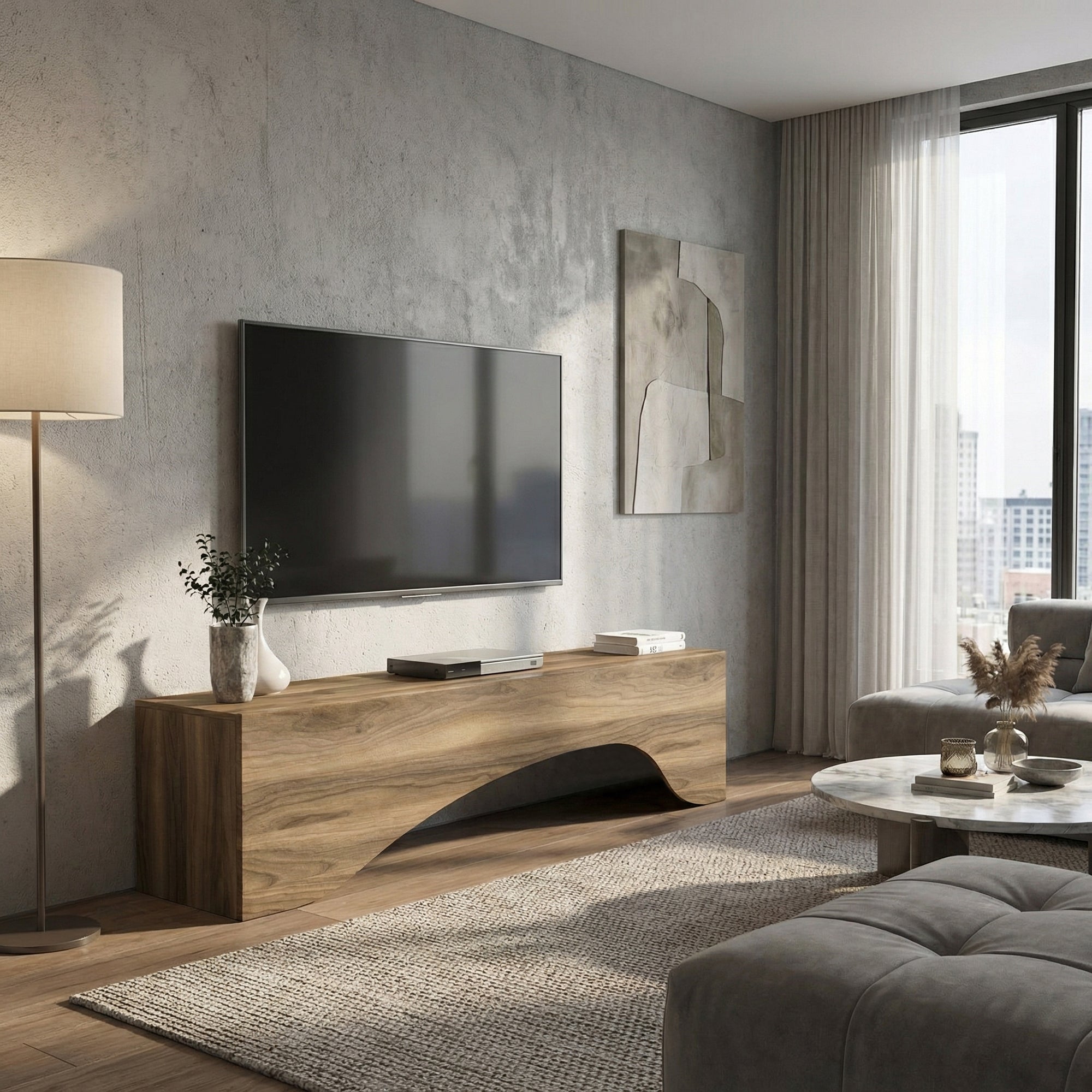 TV Lowboard Enigma Walnuss