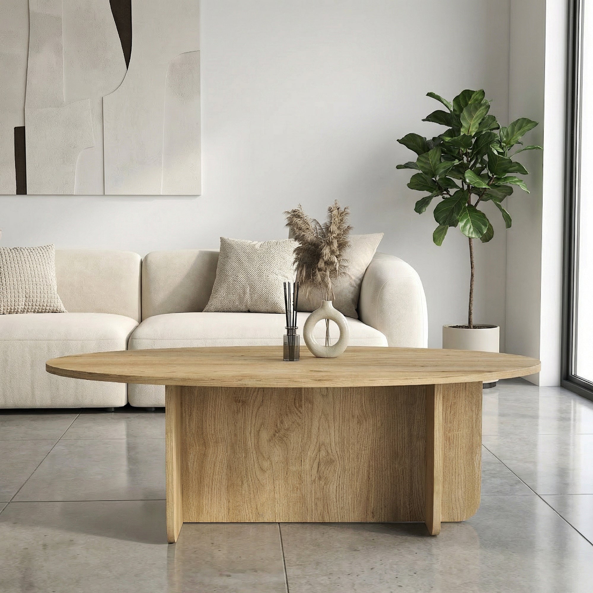 Couchtisch Luminous Ratan 120x60 cm
