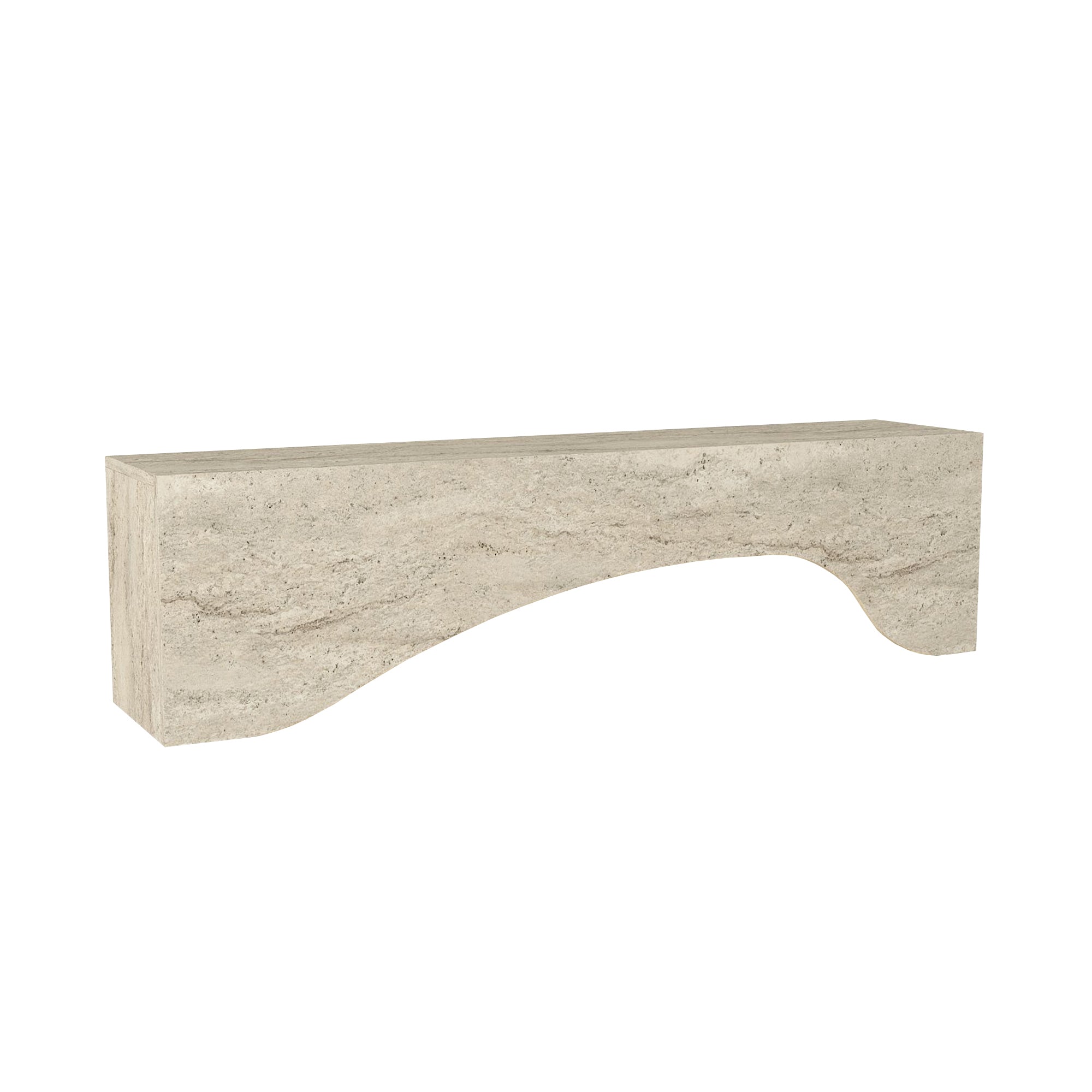 TV Lowboard Enigma Beige Travertin Optik