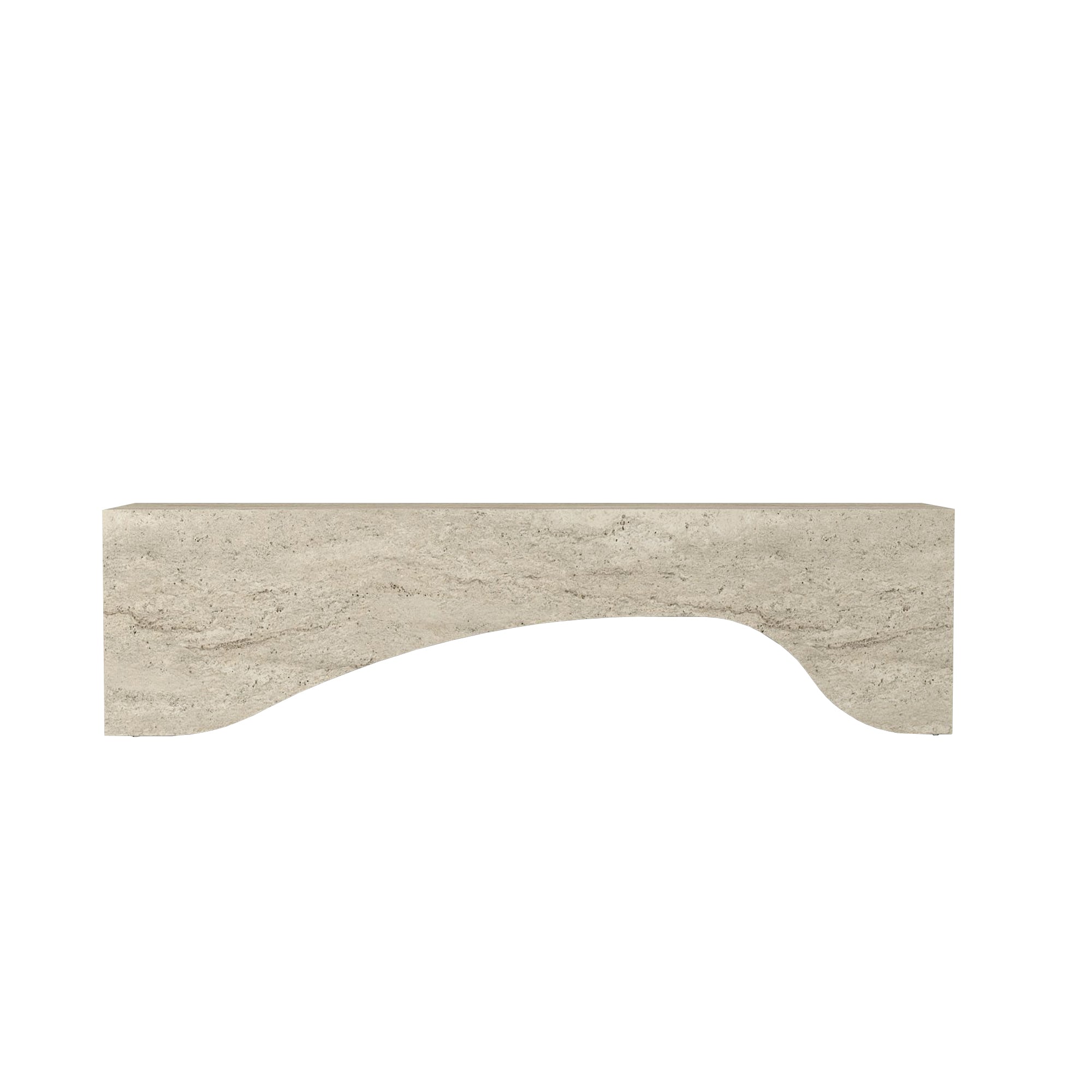 TV Lowboard Enigma Beige Travertin Optik