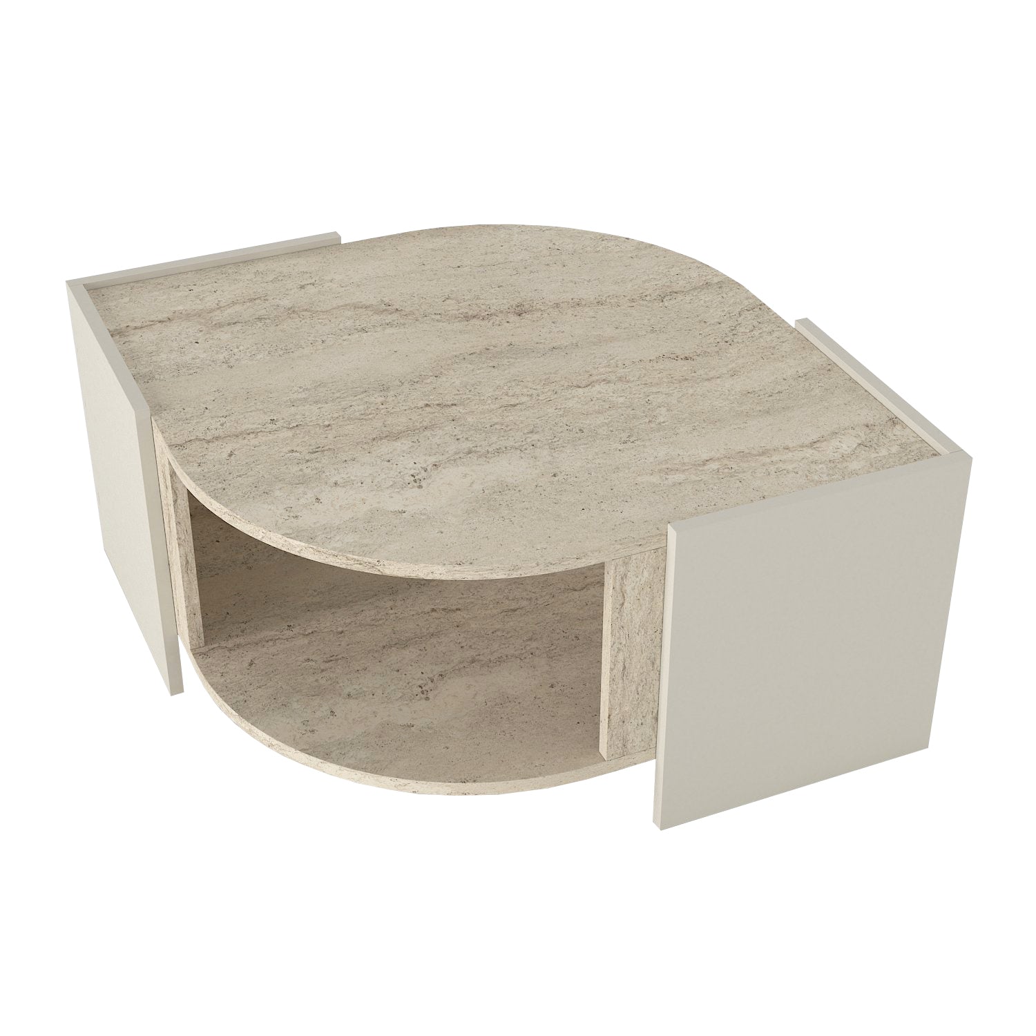 Couchtisch Marbel Beige Granit Optik