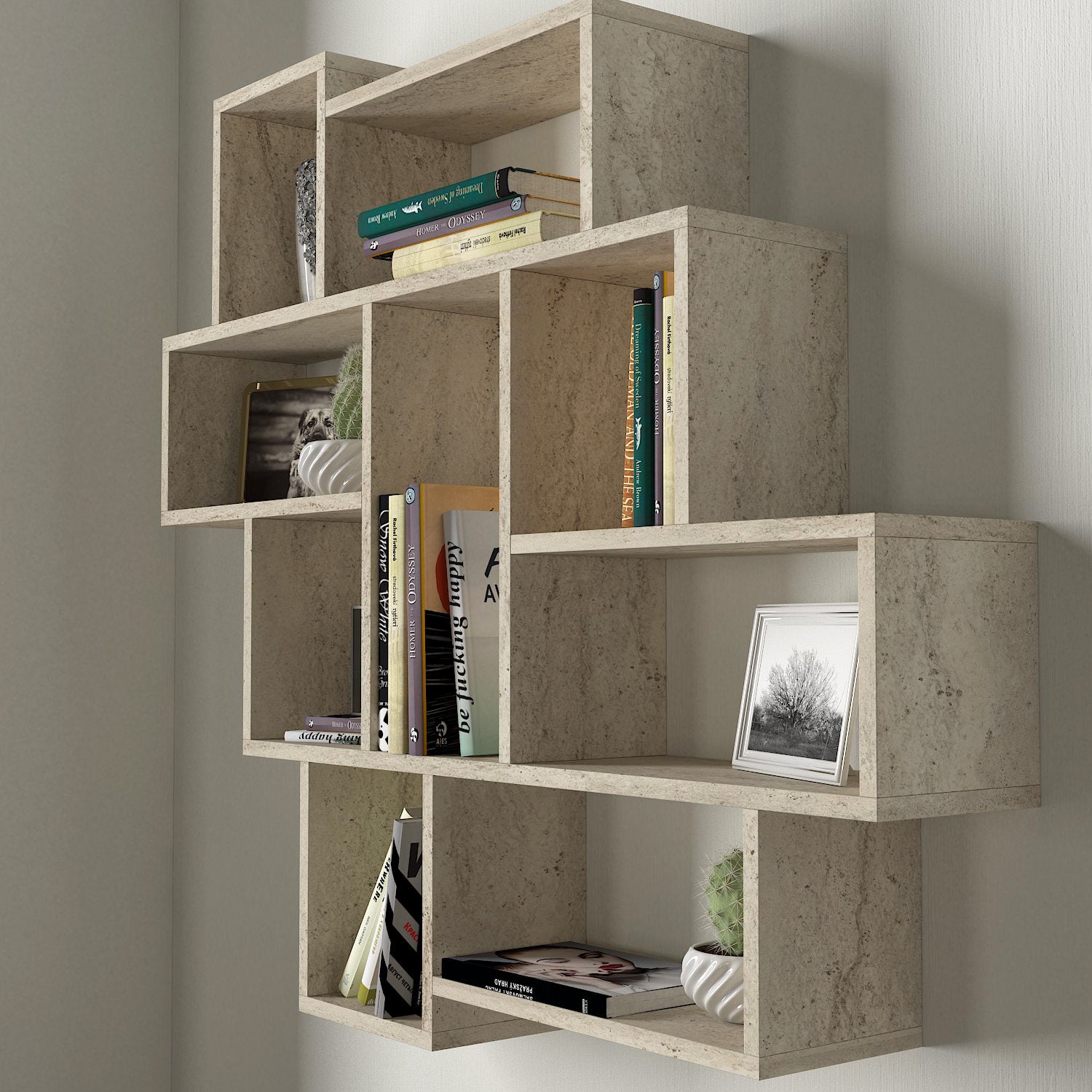 Wandregal Parola Beige Granit Optik