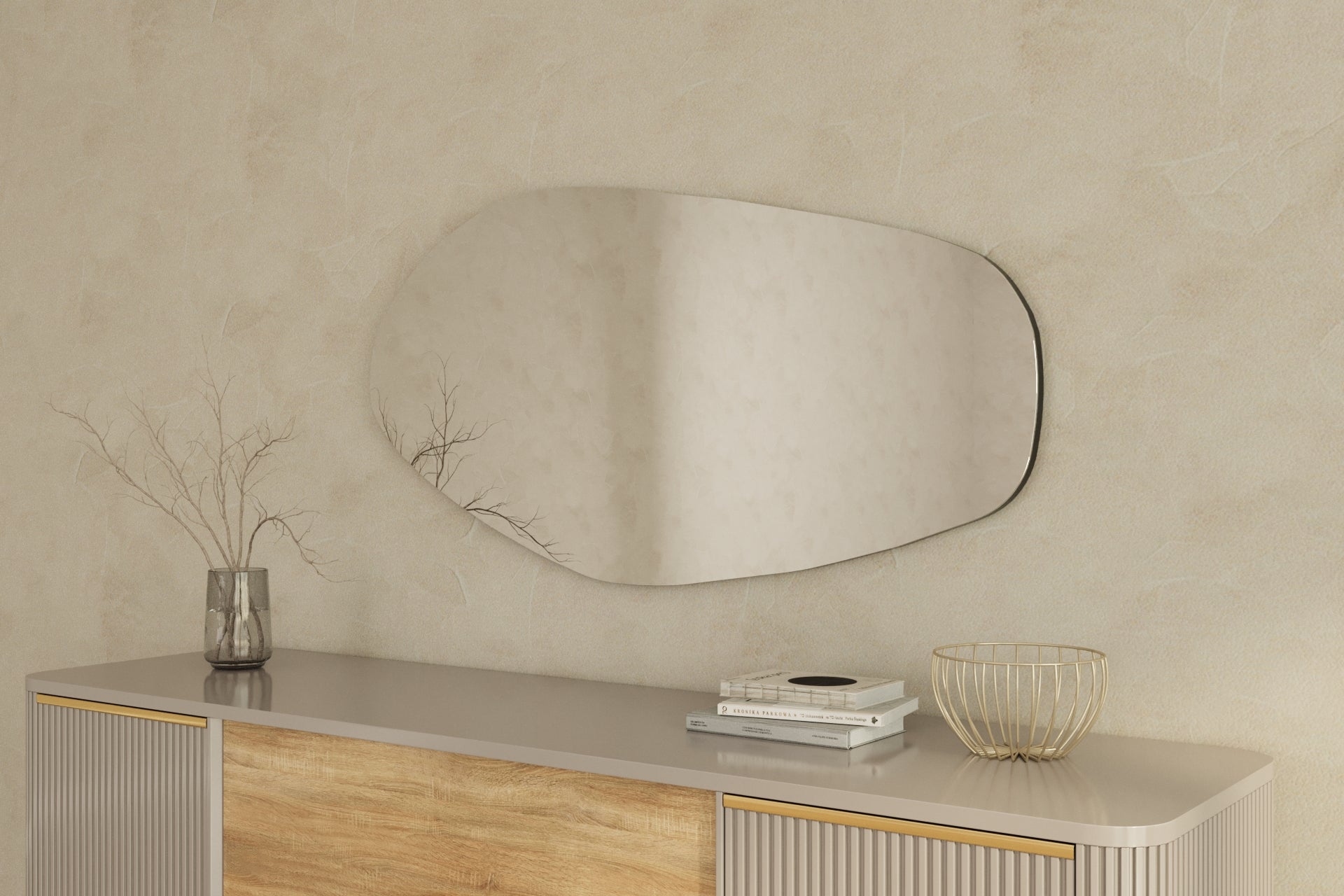 Wandspiegel Asymmetrische Design Aurora 60x120 cm