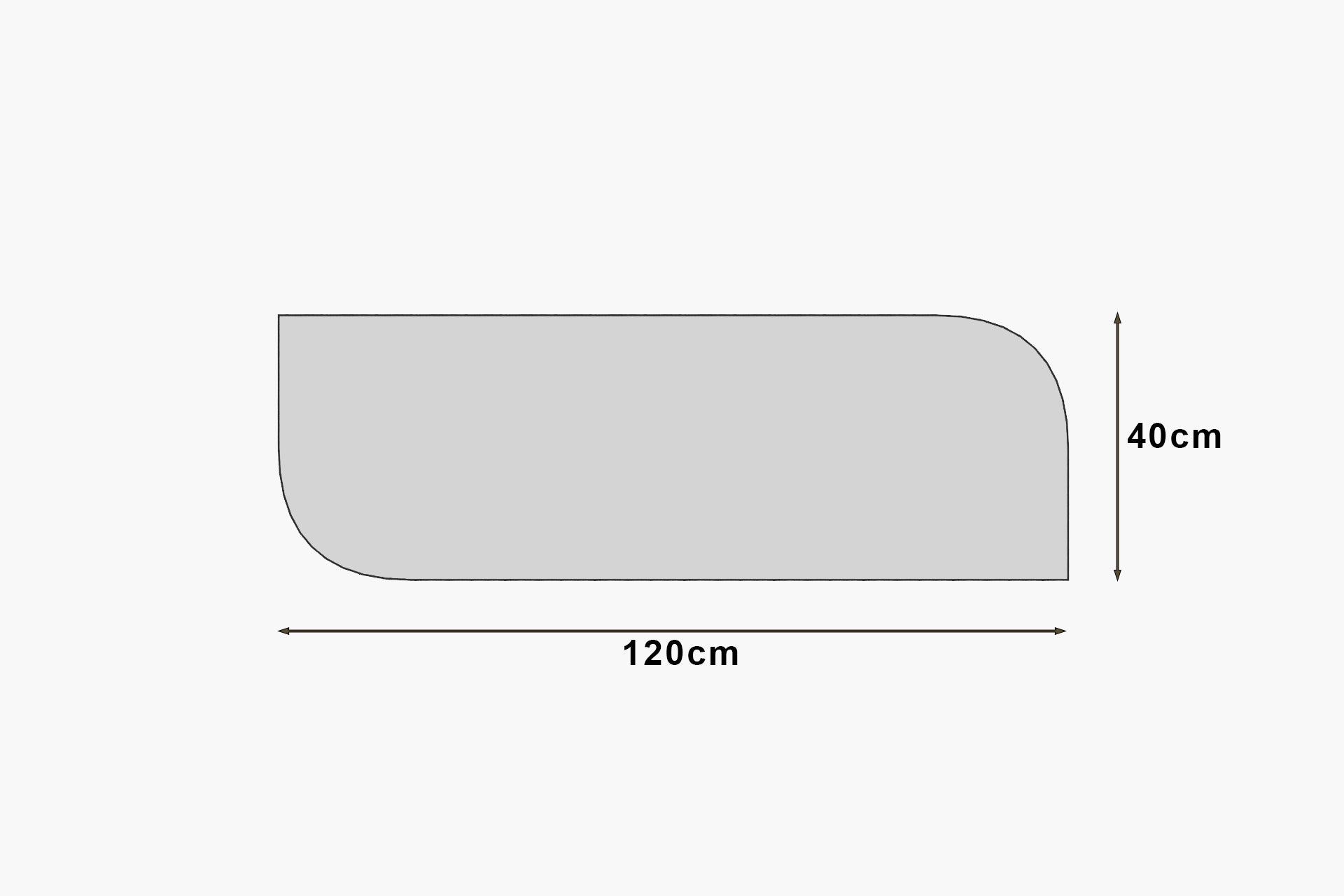 Wandspiegel Radiance Modern Silber Schwarz 40x120x2 cm