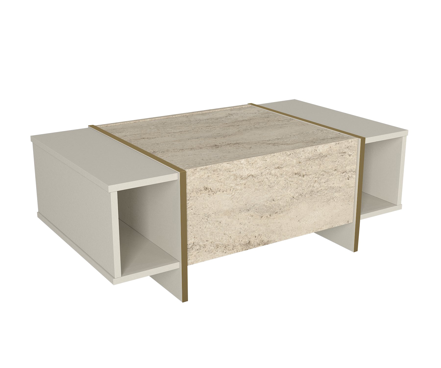 Couchtisch Veyron Beige Granit Optik