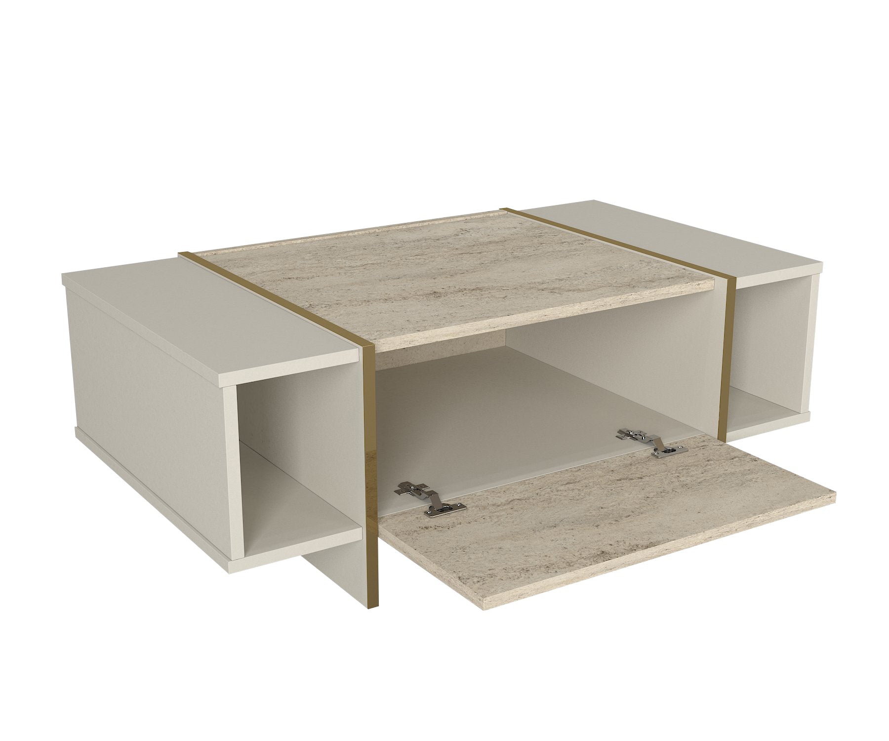 Couchtisch Veyron Beige Granit Optik