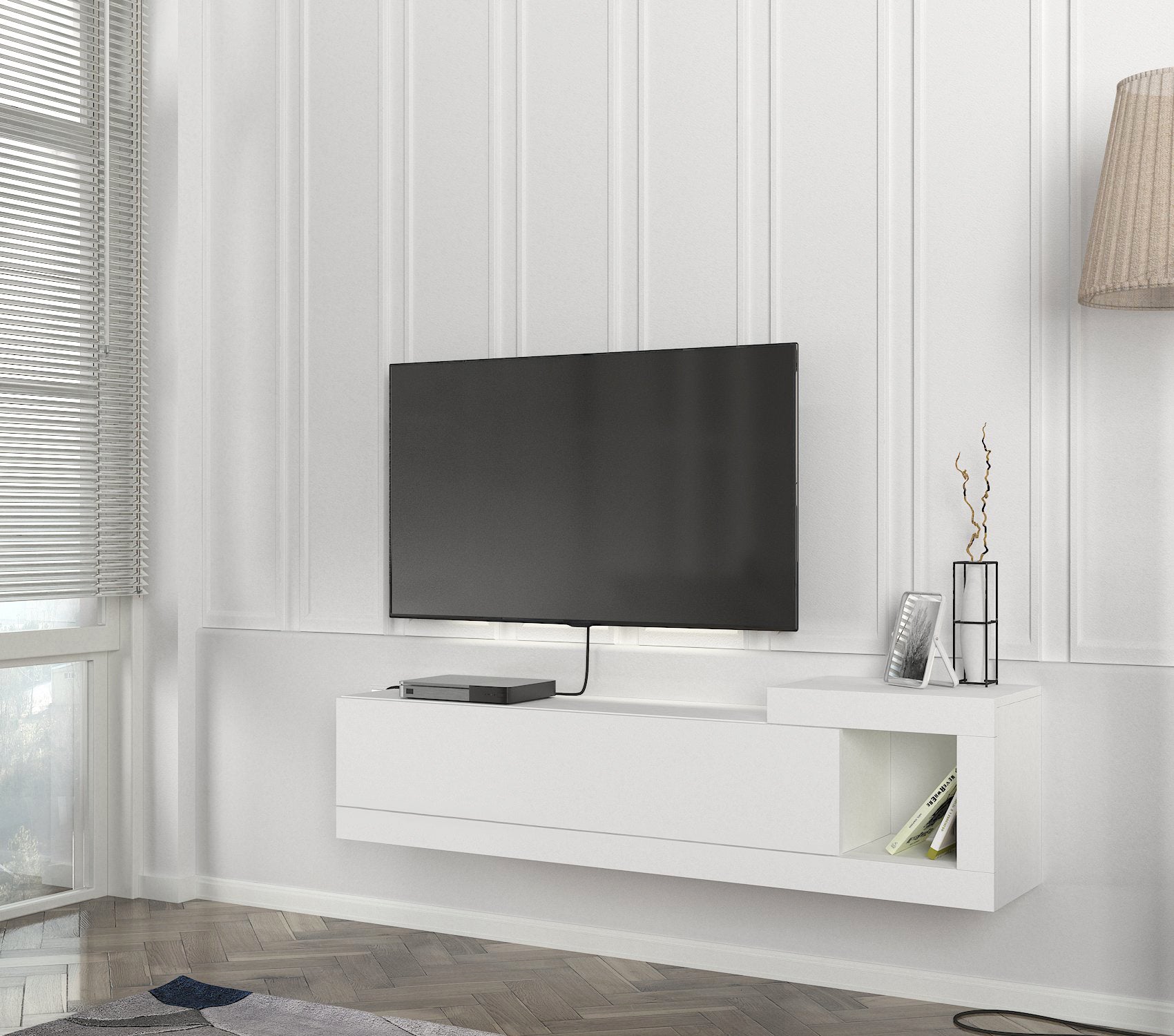 TV Lowboard Bliss Wieß