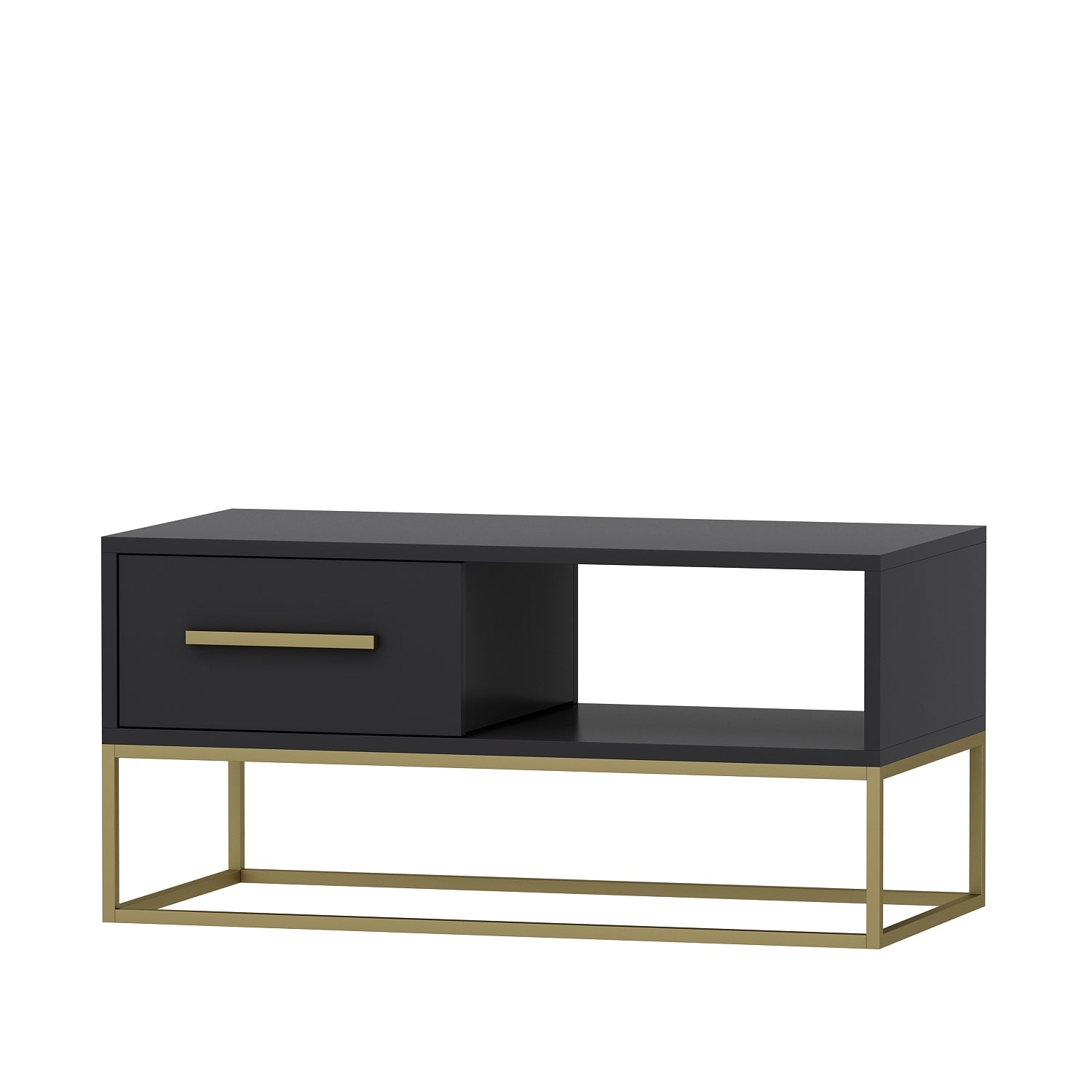 Couchtisch Mira Anthrazit Gold 9871