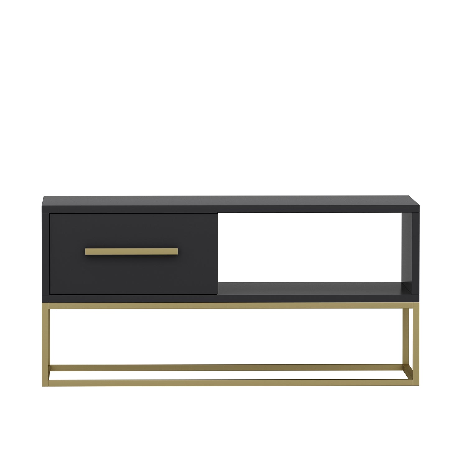 Couchtisch Mira Anthrazit Gold 9871