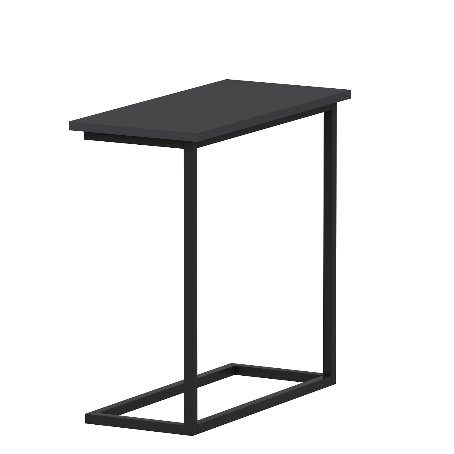 Beistelltisch Narin Anthrazit Schwarz mit Metallfüße 9284