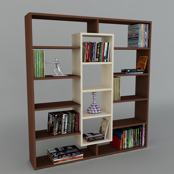 Bücherregal Ample Wenge Ahornbraun