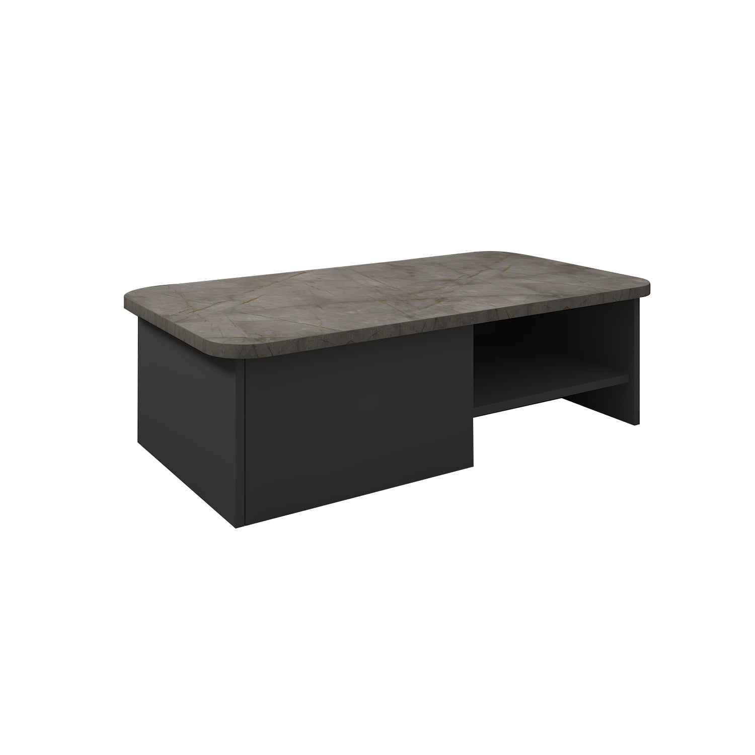 Couchtisch Majör Anthrazit Beige 9895