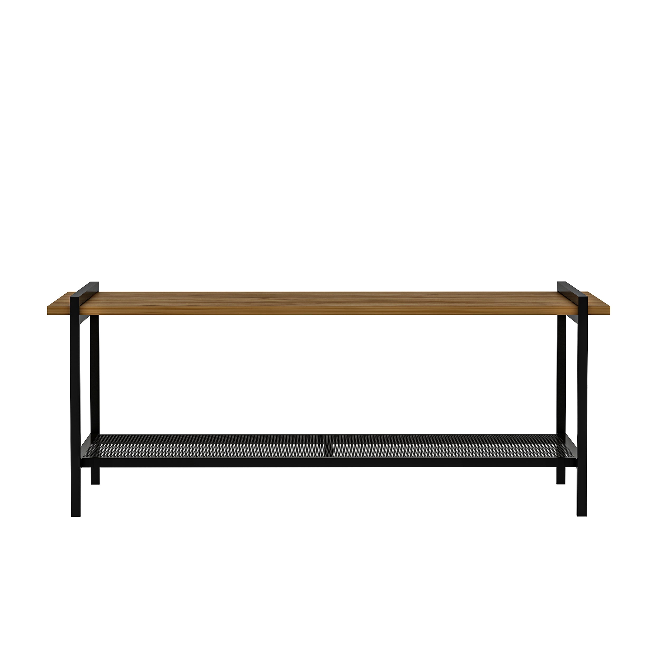 Couchtisch Lara mit Metallfüße Atlantic Walnuss 9109