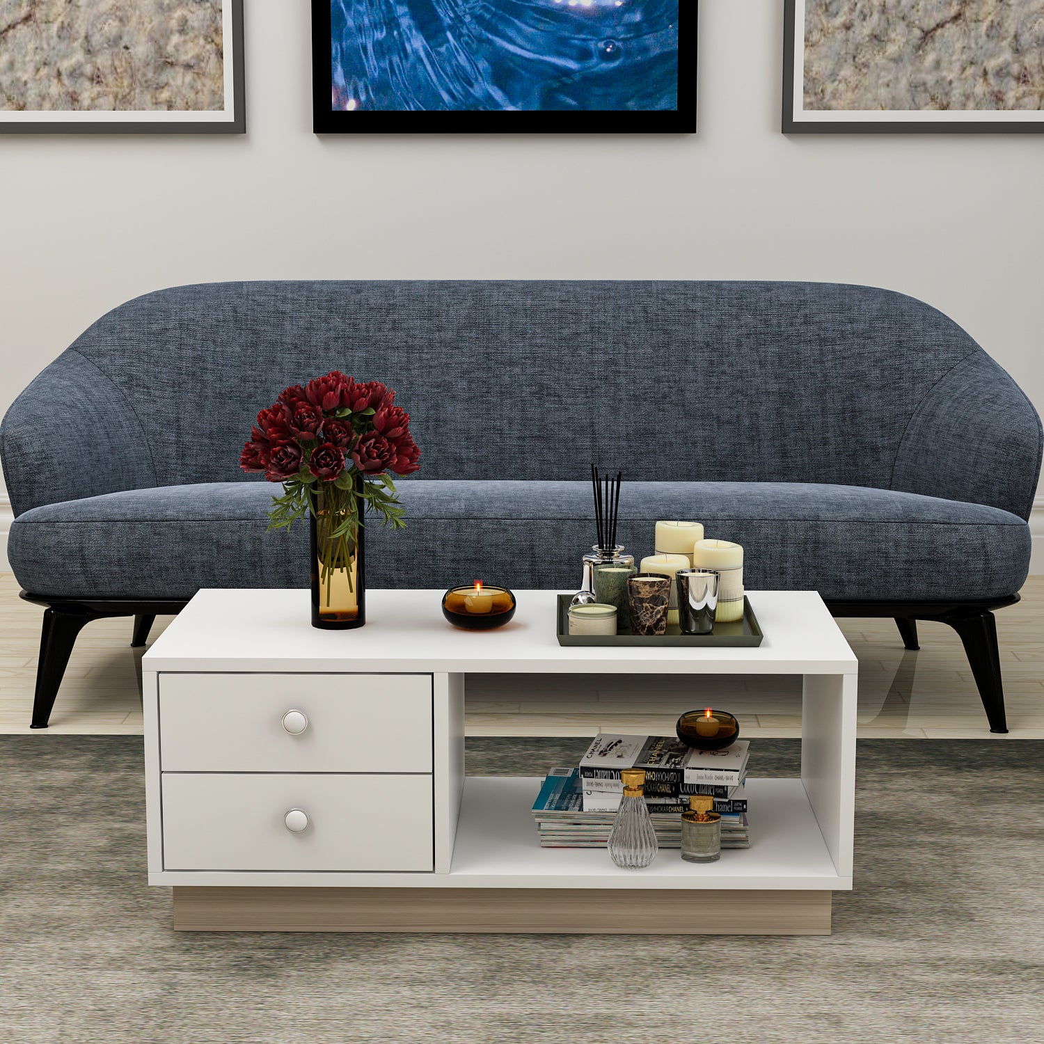 Couchtisch Moskovo Weiß 9673