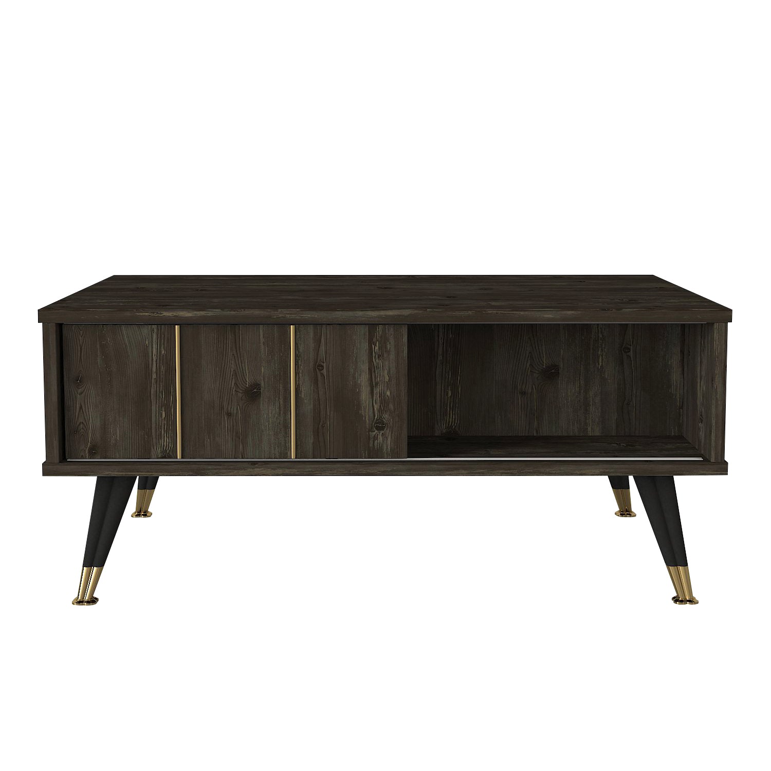 Couchtisch Nero Rebab Braun Dunkelgrau