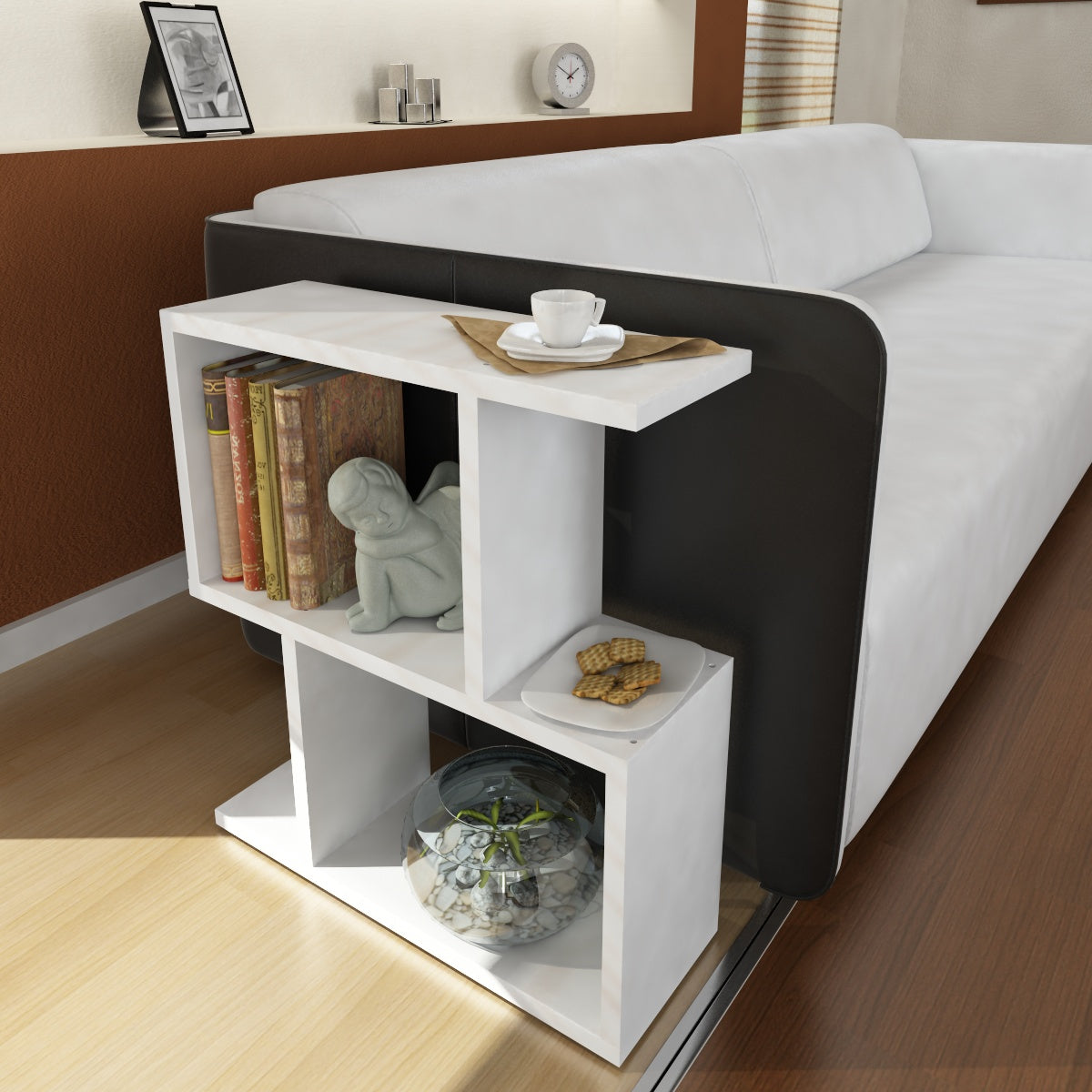 Beistelltisch Karinus Weiß