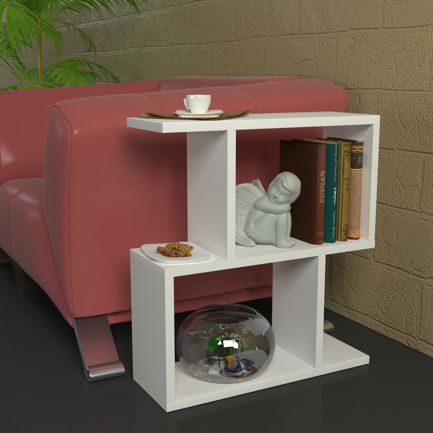 Beistelltisch Karinus Weiß