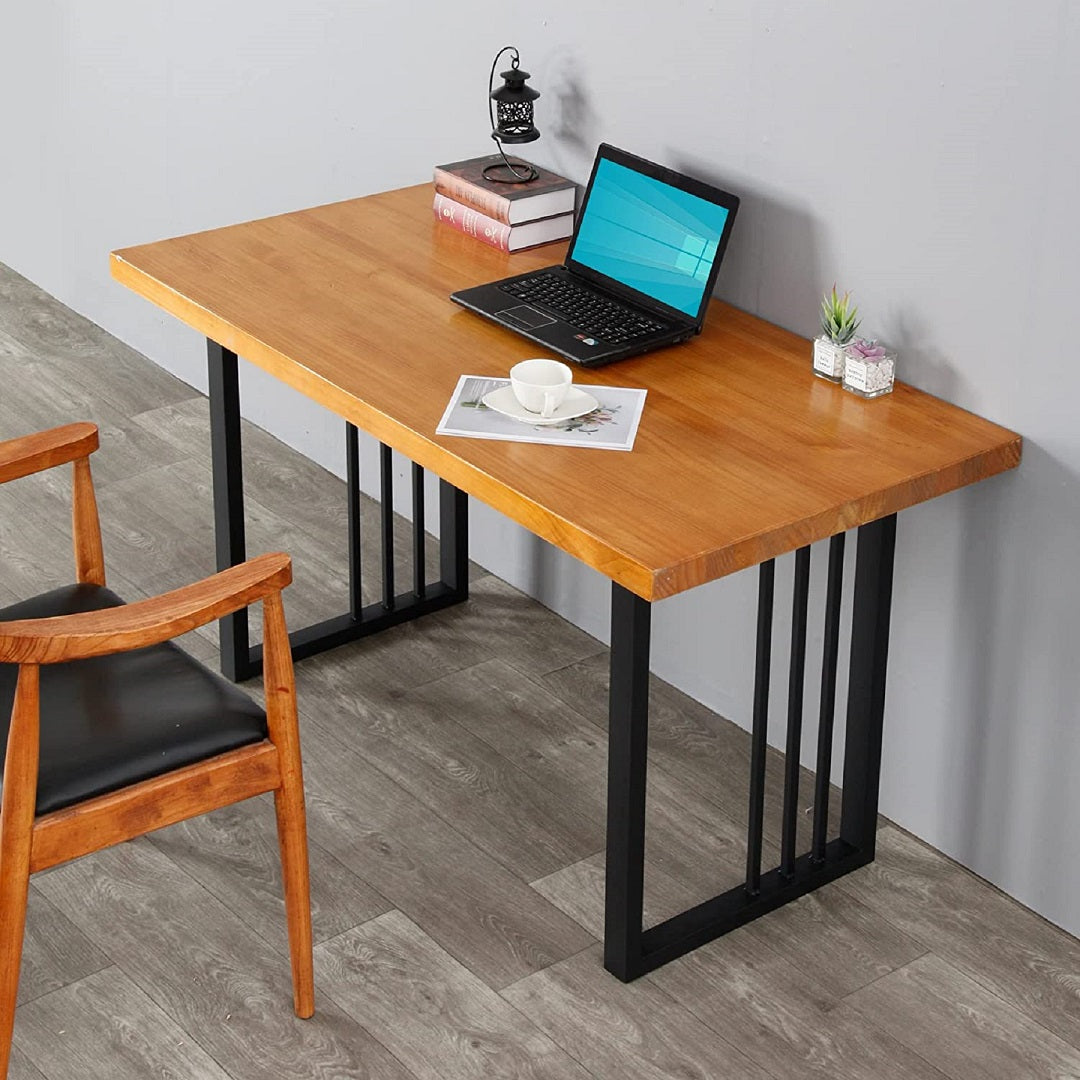 Tischgestell Stahl Schwarz 2 Stück Set 55x72 cm