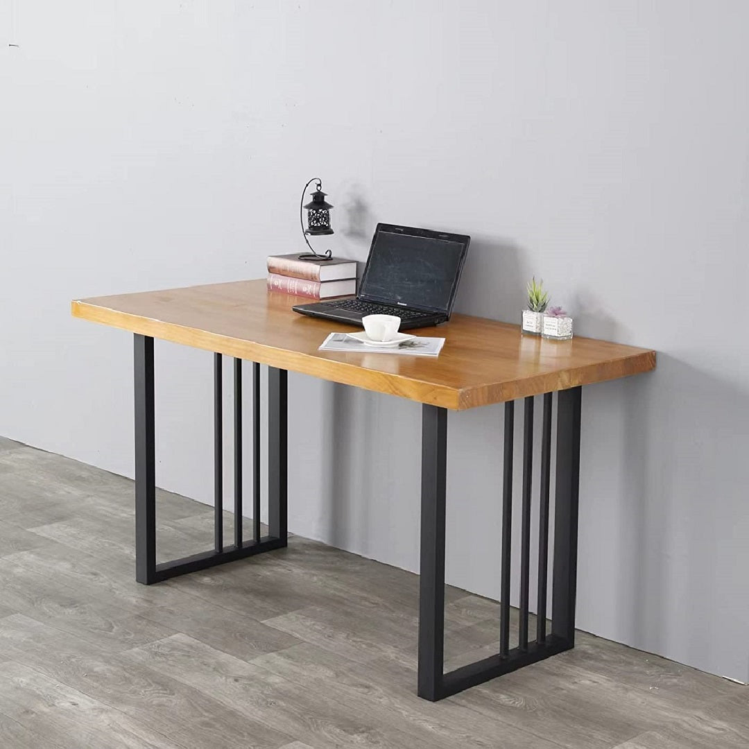 Tischgestell Stahl Schwarz 2 Stück Set 55x72 cm