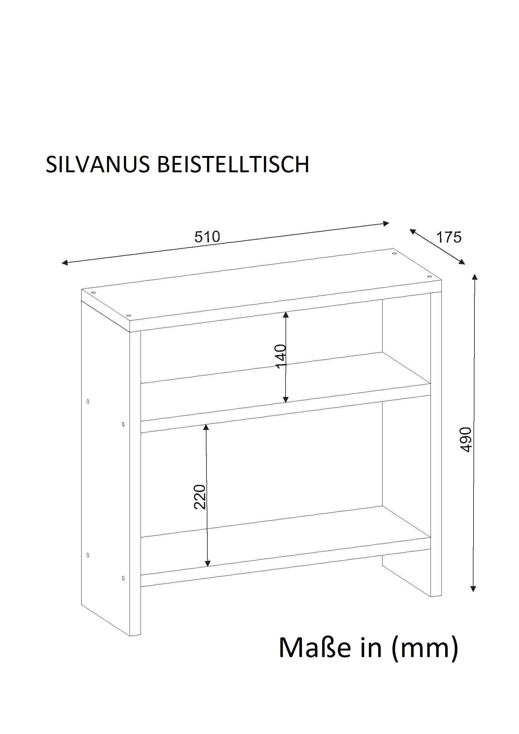 Beistelltisch Silvanus Weiß