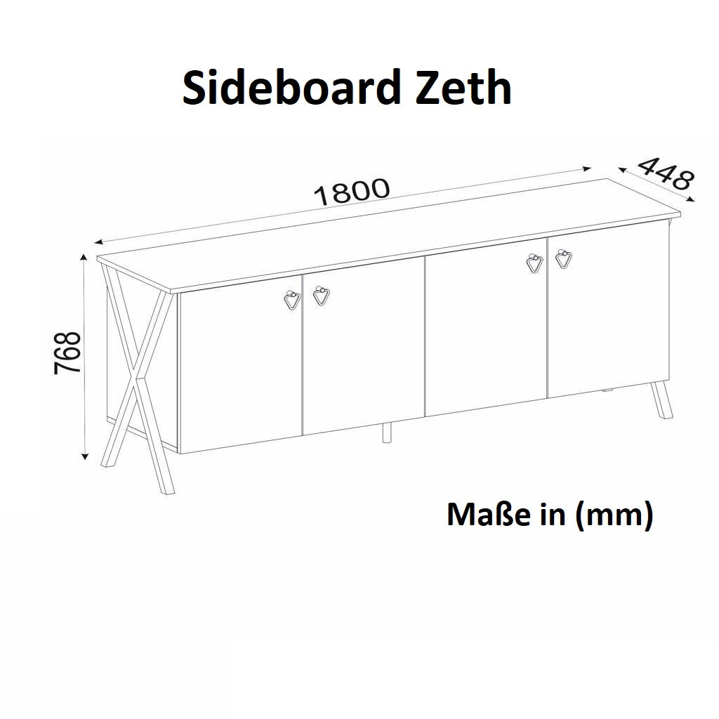 Sideboard Zeth Eiche
