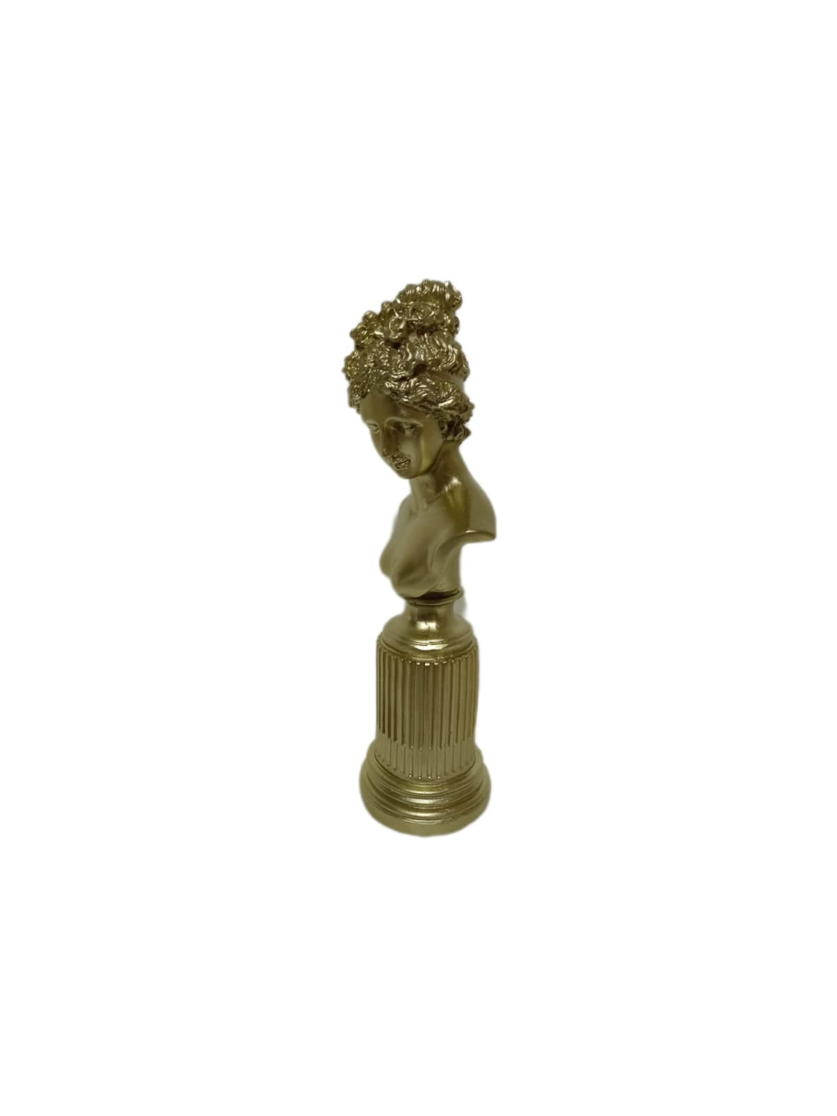 Skulptur Frau Gold