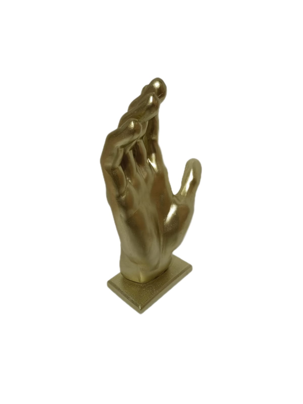 Skulptur Hand Gold