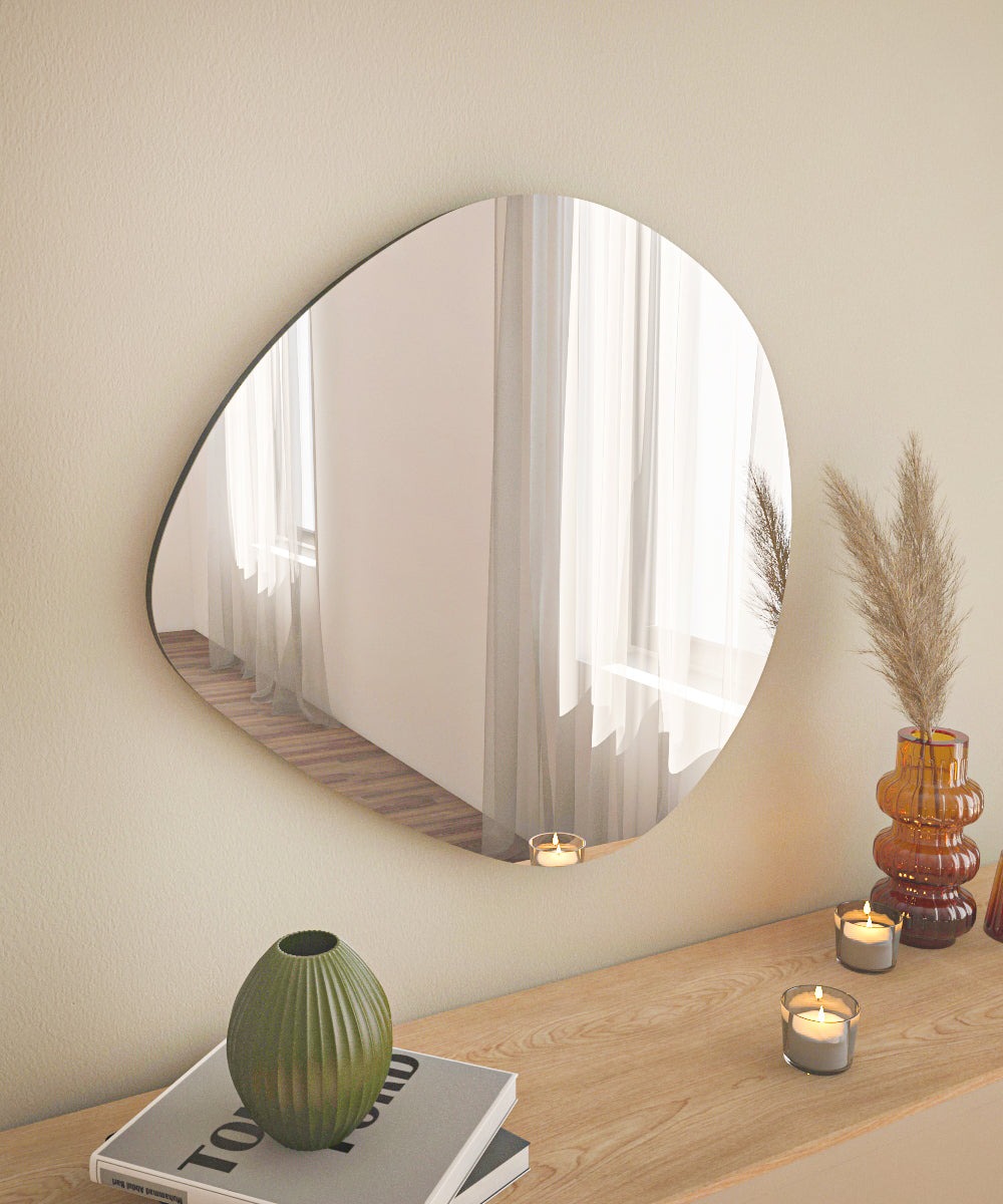 Wandspiegel Asymmetrische Modern 60x60 cm