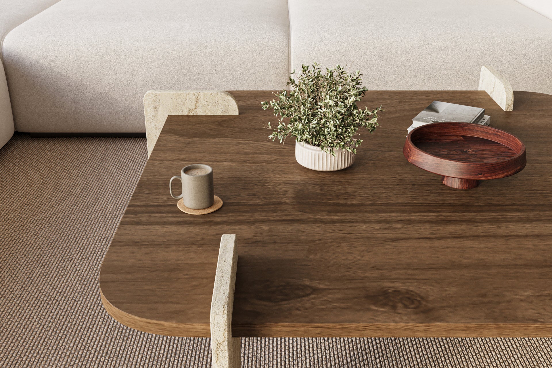 Couchtisch Brilliance Braun 90x70