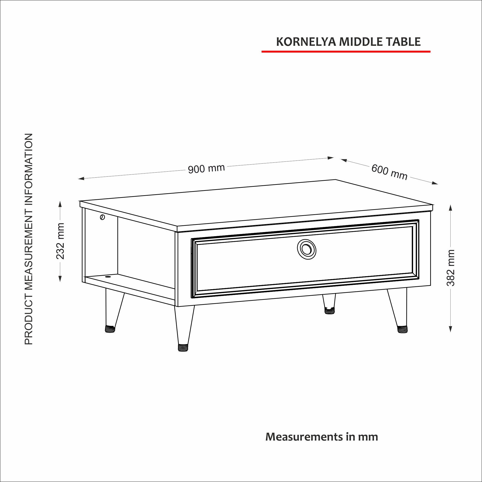 Couchtisch Cornelia Weiß