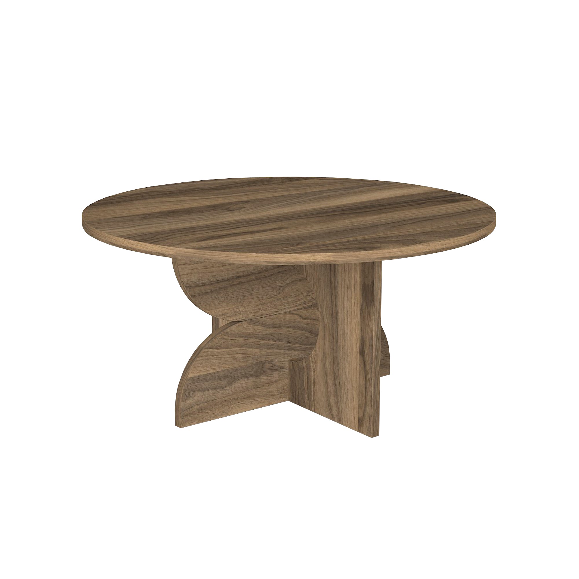 Couchtisch Enigma Walnuss 75 cm Rund