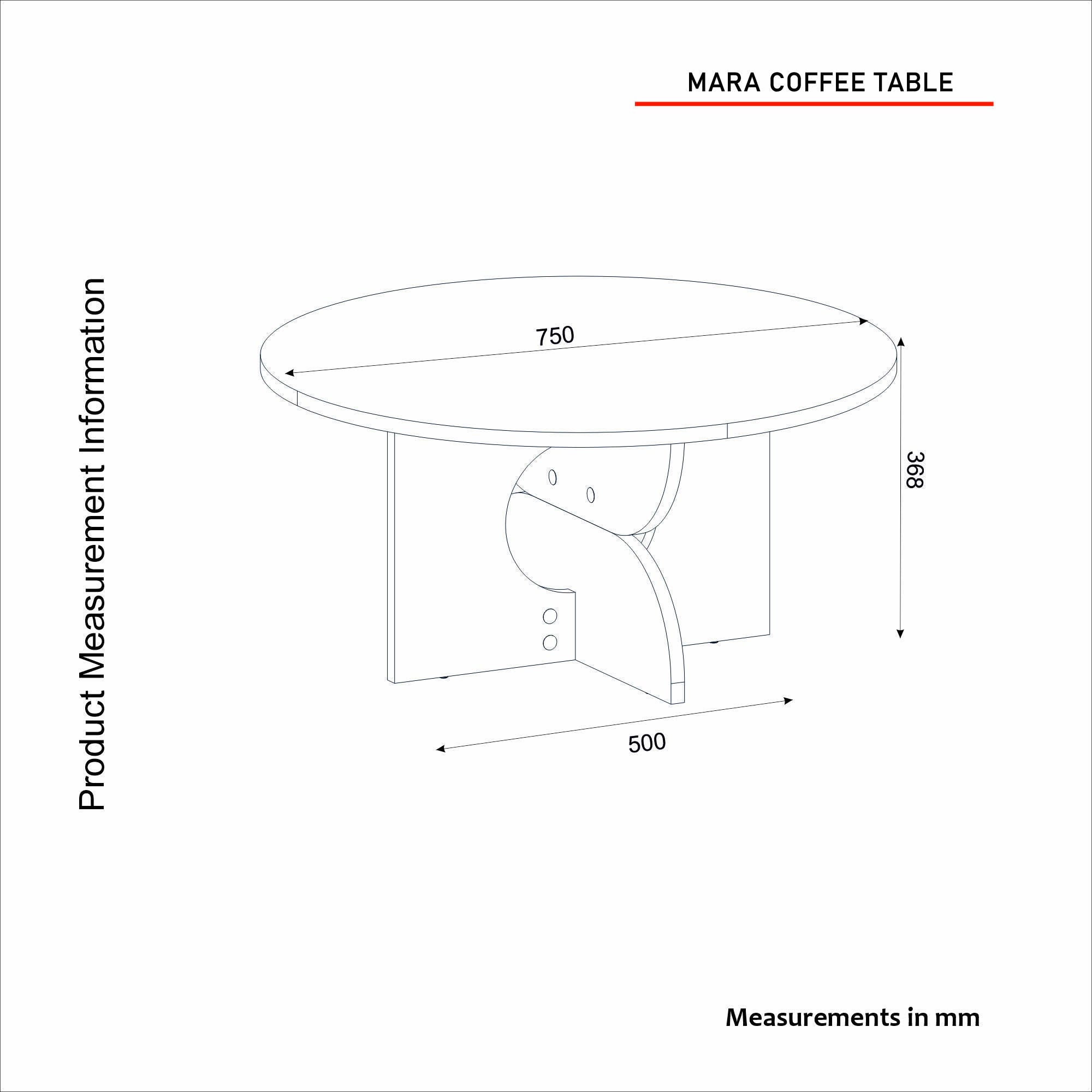 Couchtisch Enigma Ratan 75 cm Rund