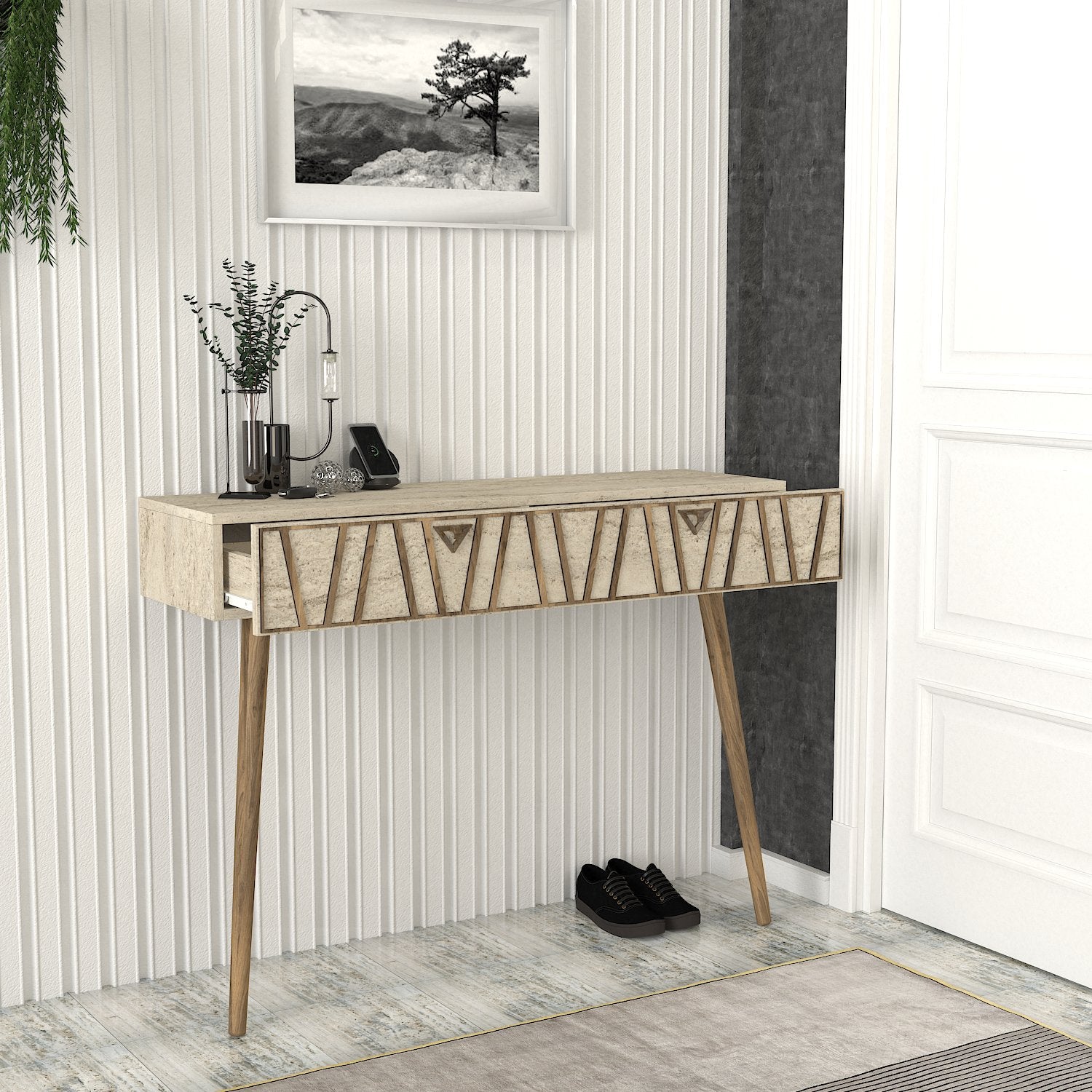 Konsolentisch Forest Beige Granit Optik