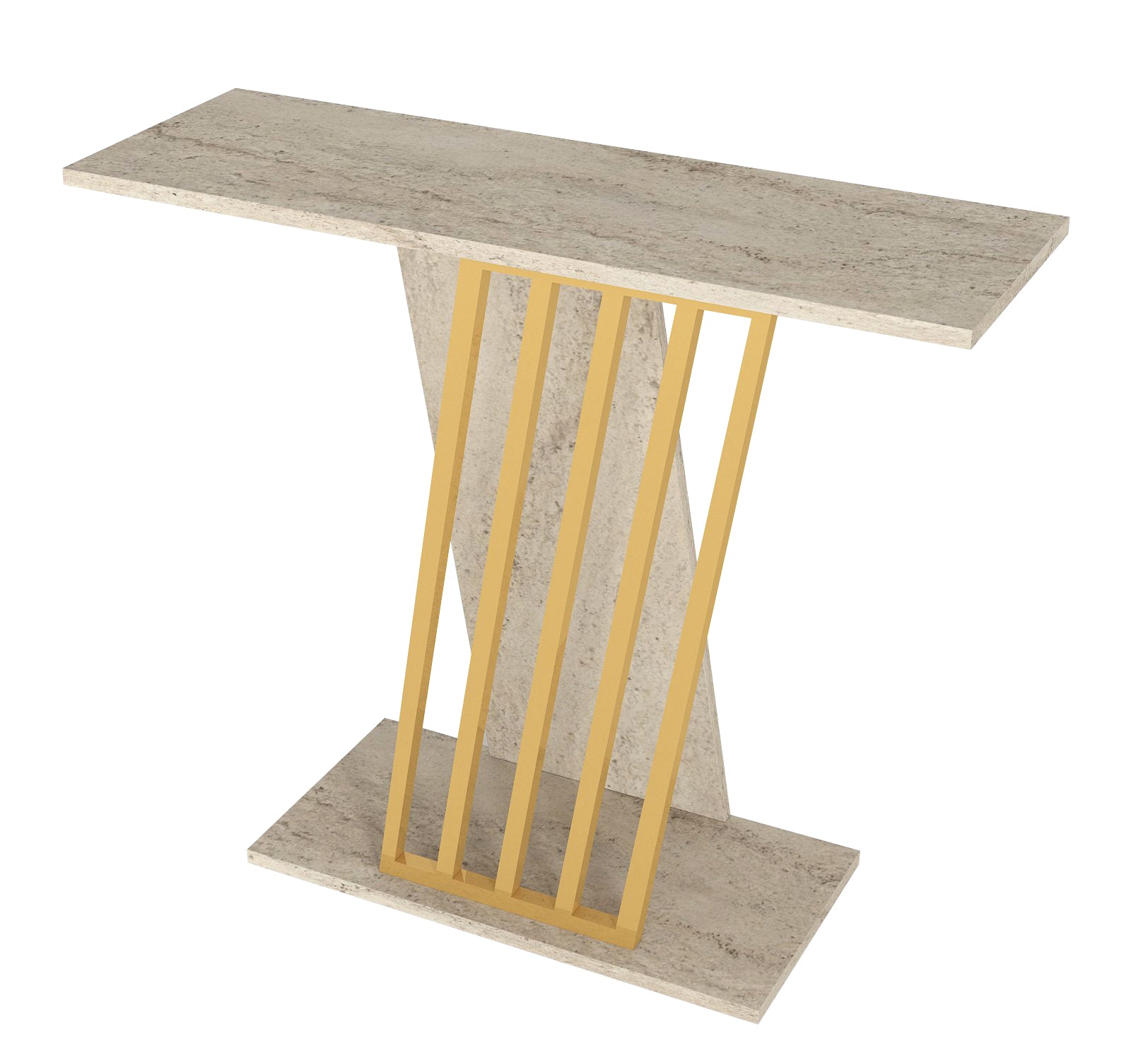 Konsolentisch Gravity Beige Granit Optik