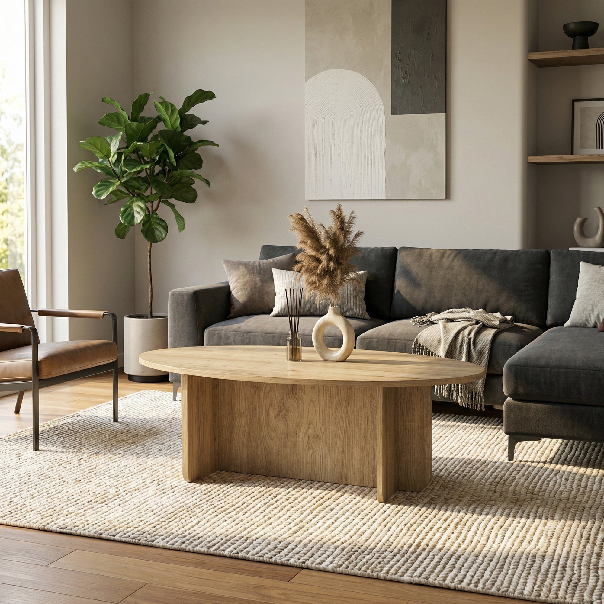 Couchtisch Luminous Ratan 120x60 cm