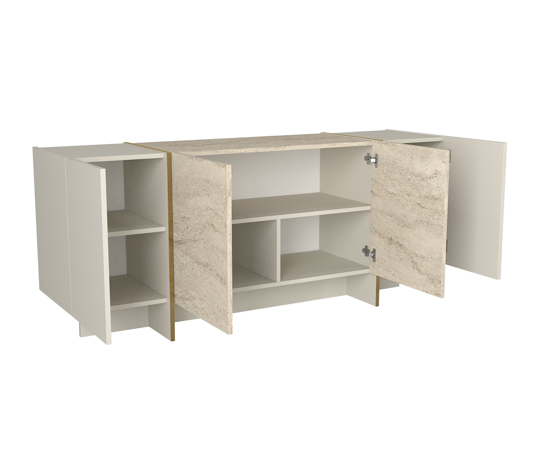 Sideboard Veyron Beige Granit Optik
