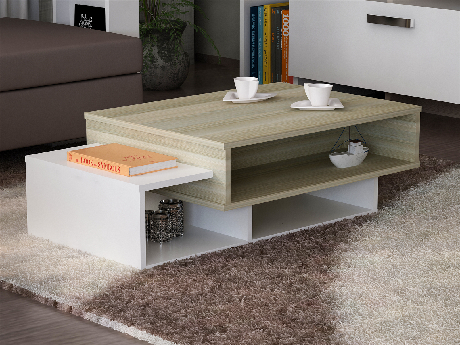 Couchtisch Tab Weiß Cordoba