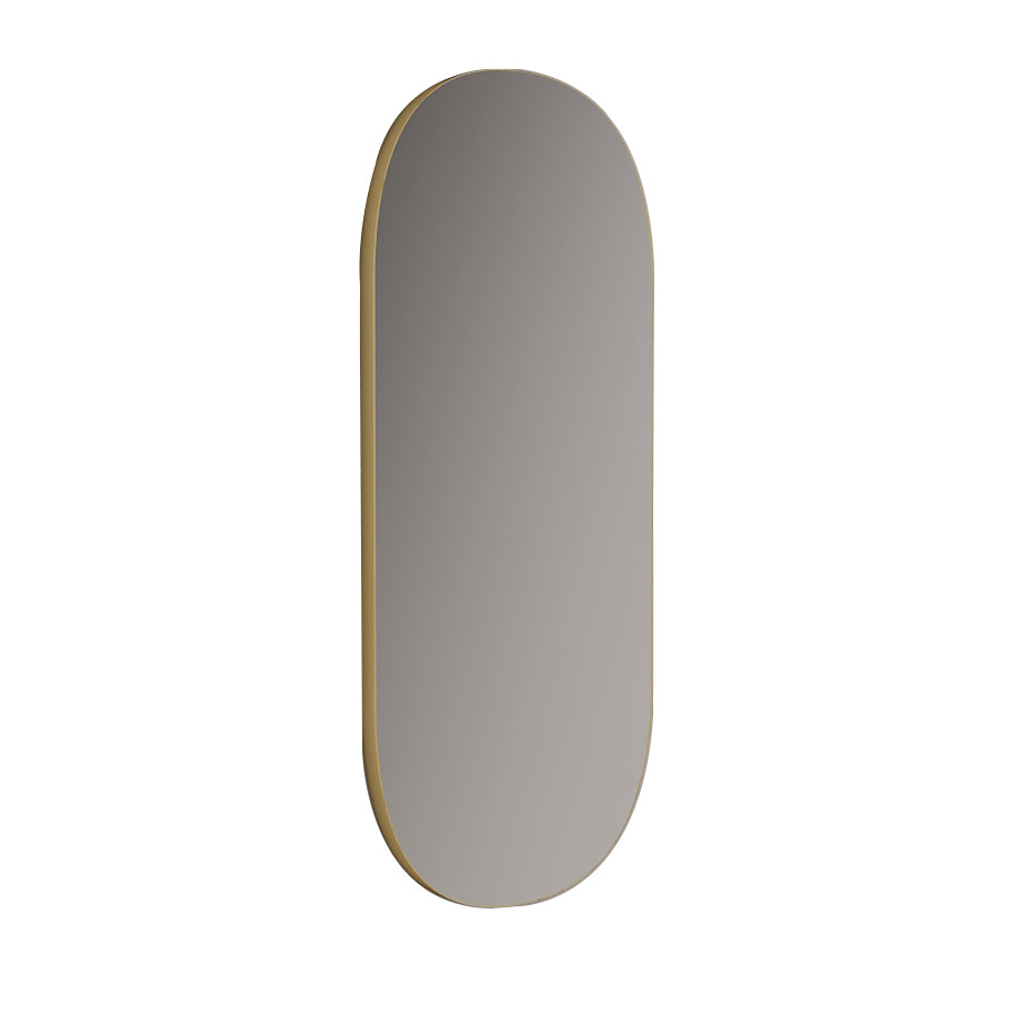 Wandspiegel Oval Transparent Gold 45 cm/ 85 cm/ 3,5 cm